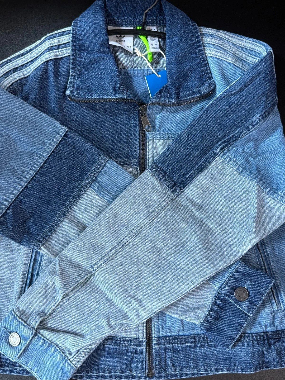 adidas KSENIASCHNAIDER Denim Patchwork Track Top Women’s Jacket Asia-Fit IU2464
