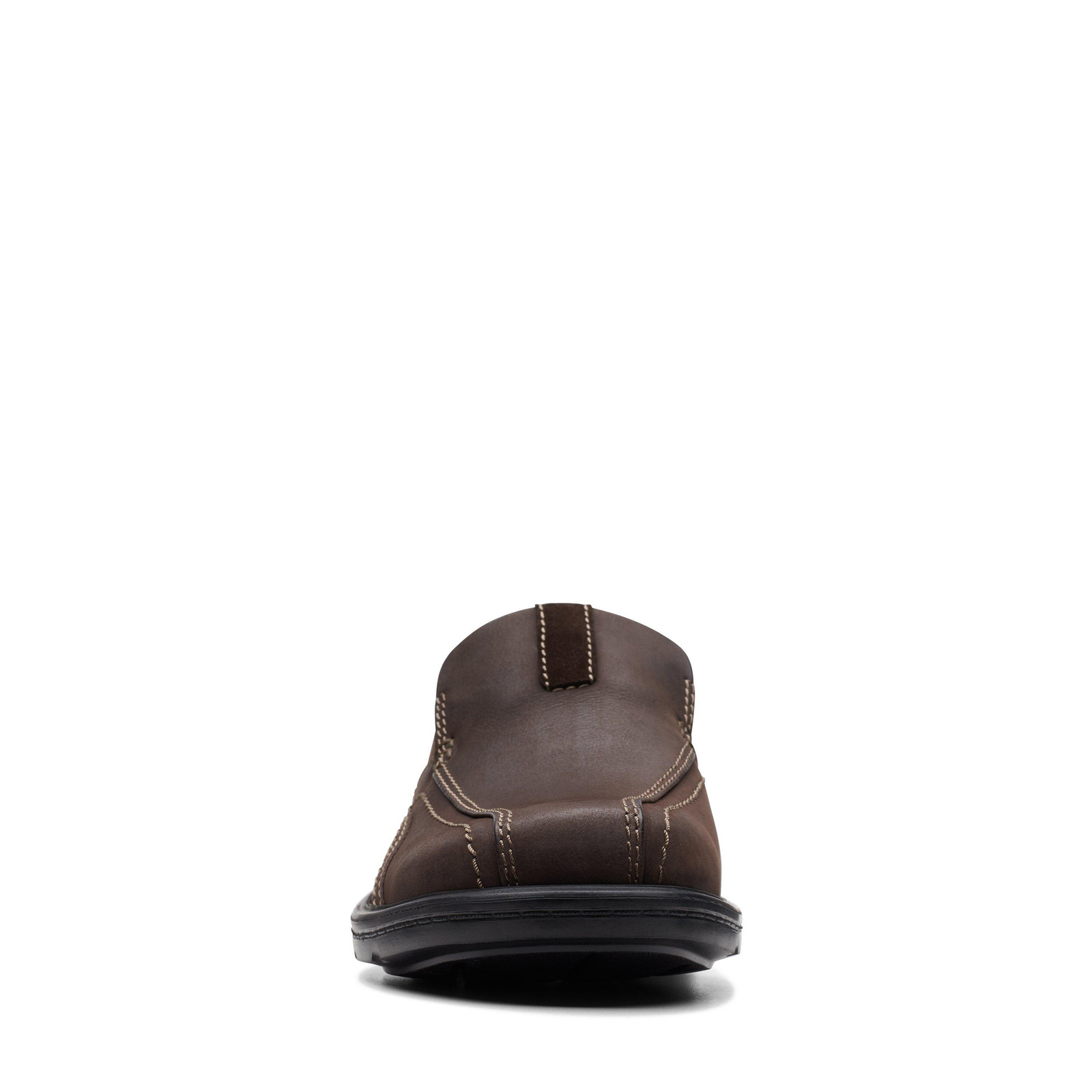 Clarks Mens Gessler Step Brown Leather Casual Shoes