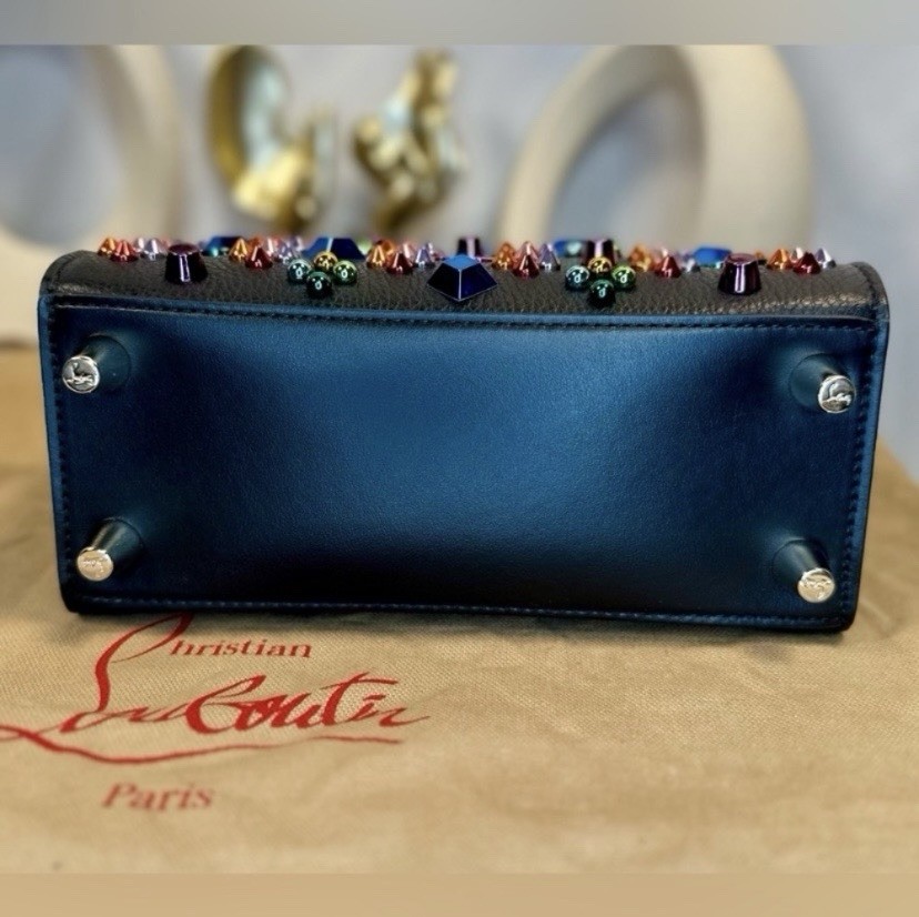 Christian Louboutin Paloma Mini Multicolor Spikes Loubinhesky Crossbody Bag