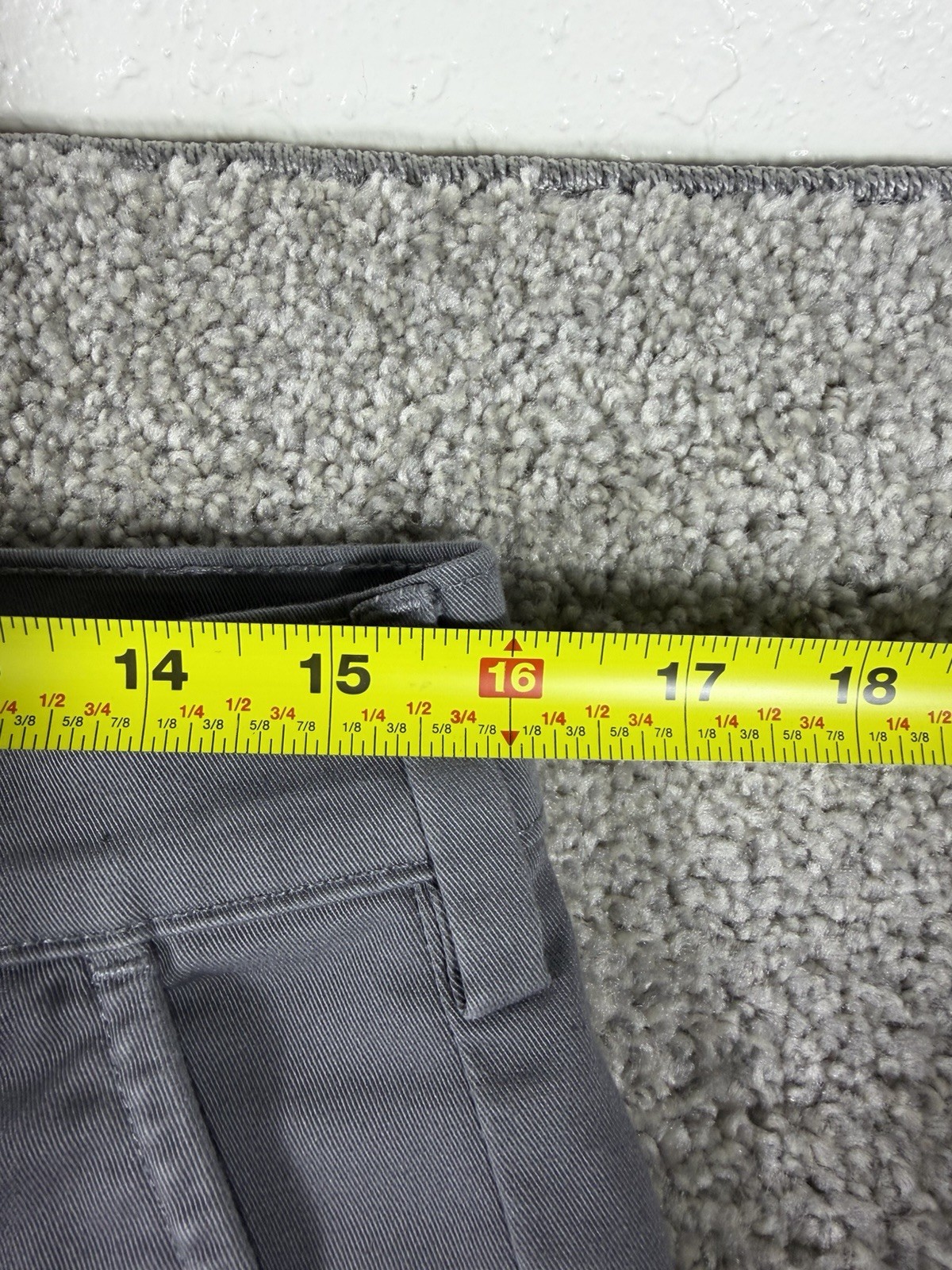 40 Grit by Duluth Trading Co Men’s 32×30 Standard Fit Chino Pants Gray Stretch