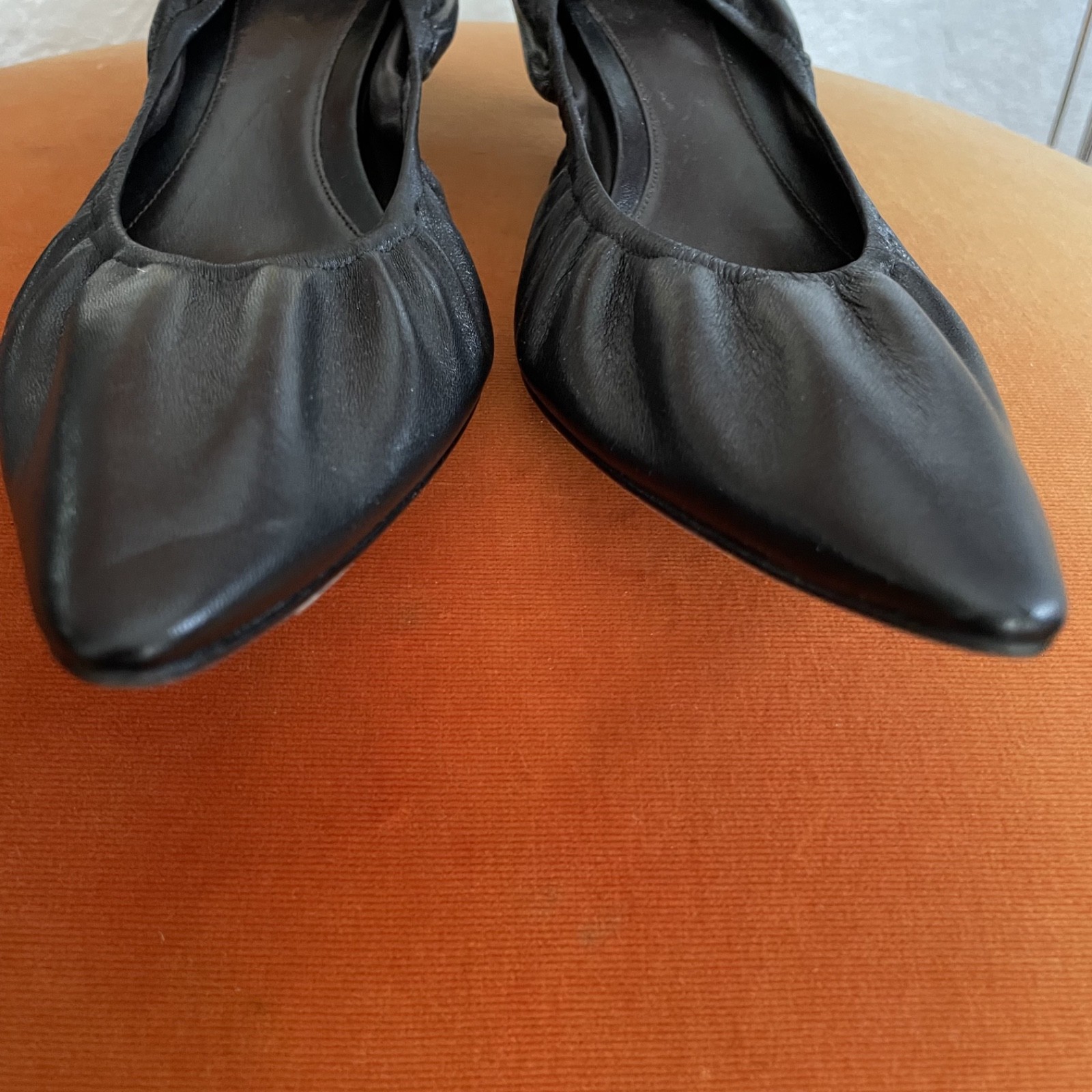 THE ROW: “LIISA SOFT LEATHER” BLACK HEELS – A PERFECT CLASSIC & NWT’S!!!! US8.5