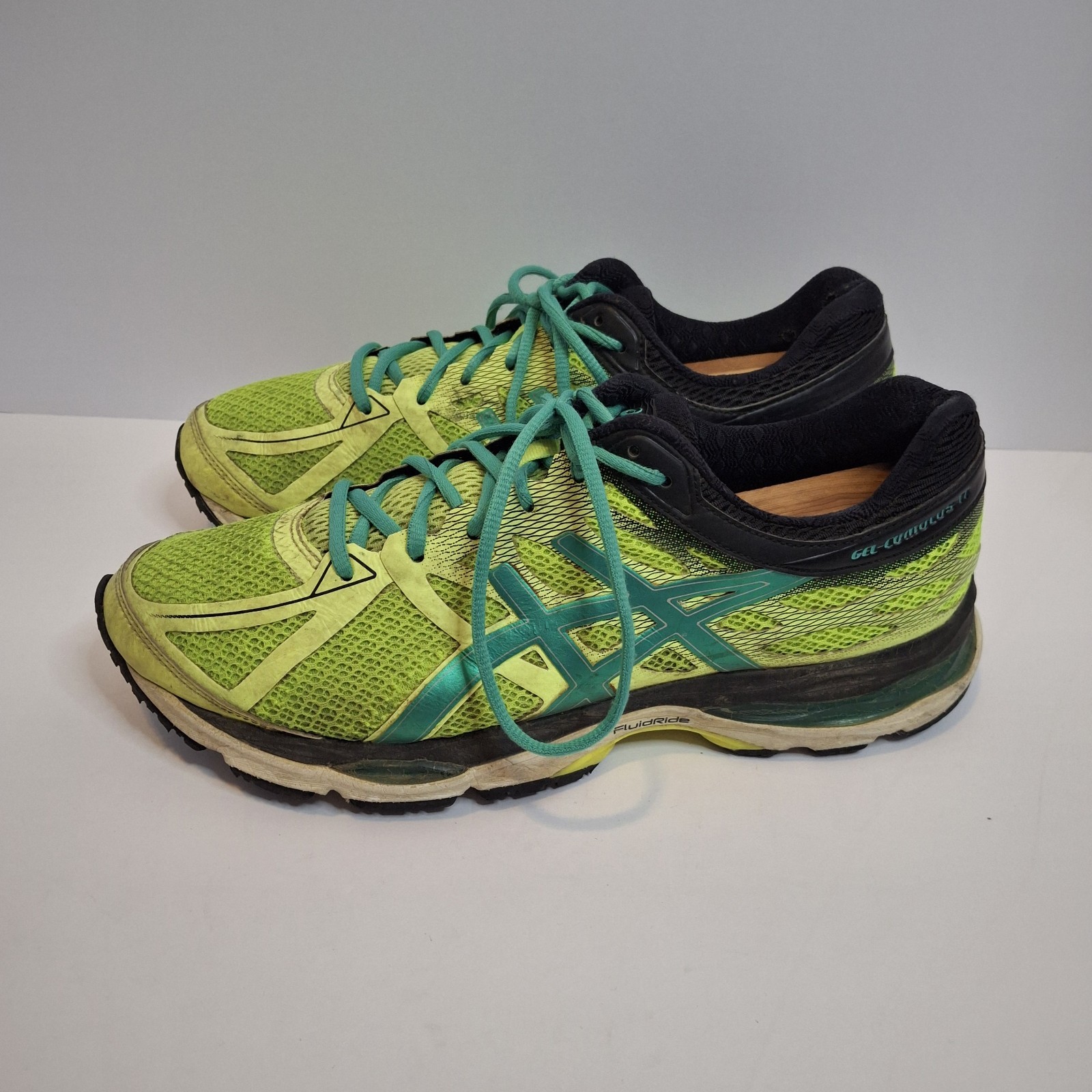 Asics Gel Cumulus 17 Mens Size 9 Green Running Shoes Sneakers T5D3N Y2K