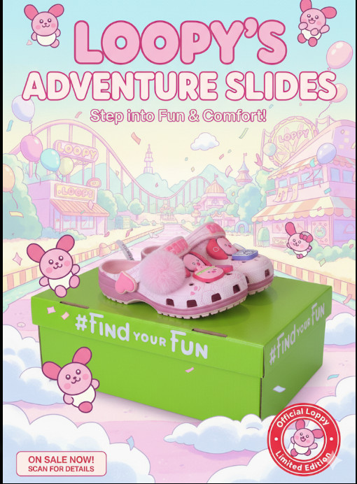 ✅Loopy Crocs – Official Merch – Limited Edition! – Adult & Kids Sizes 🤩💖🎁