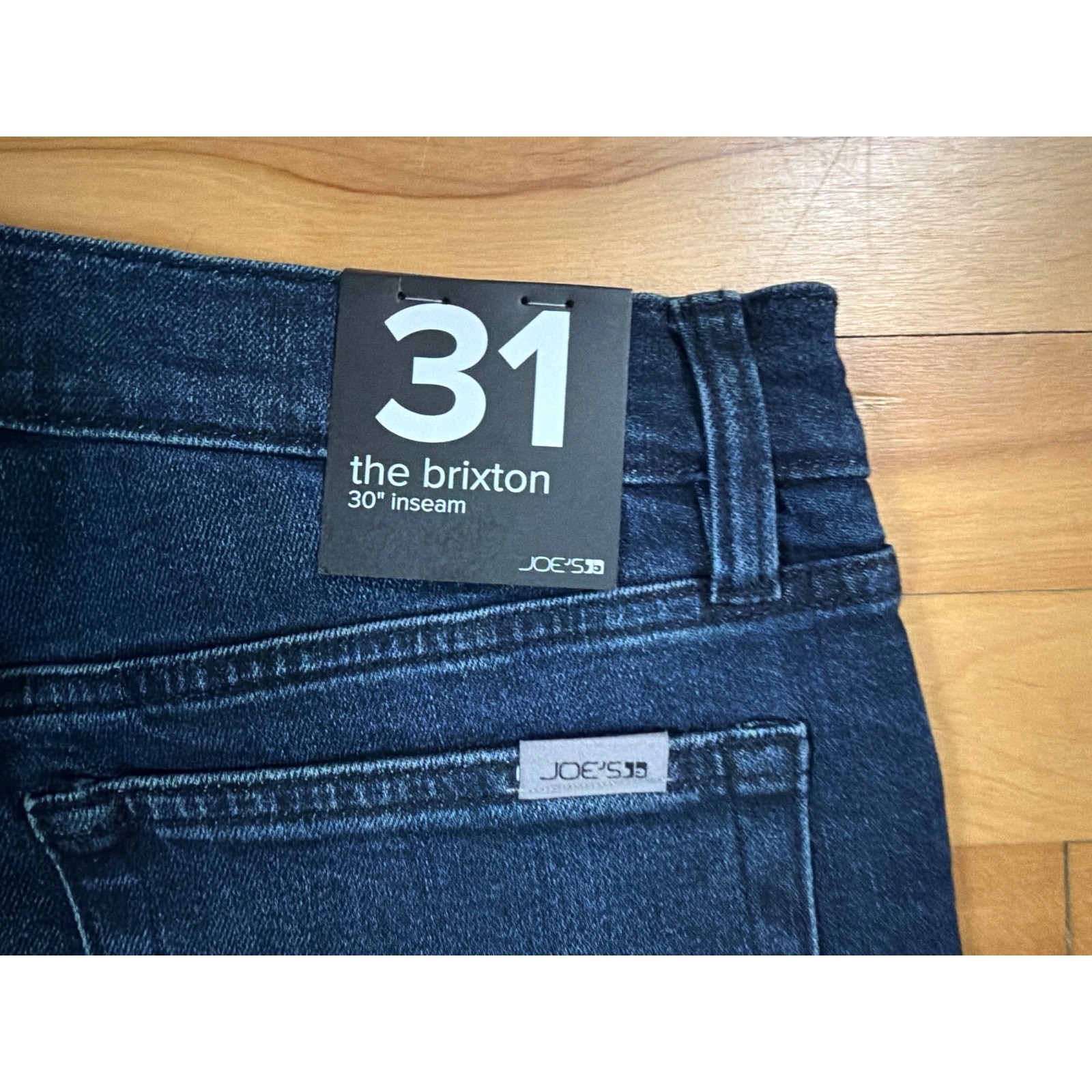 NWT Joe’s Jeans The Brixton Halory Straight Leg Dark Wash Denim Mens Size 31×30