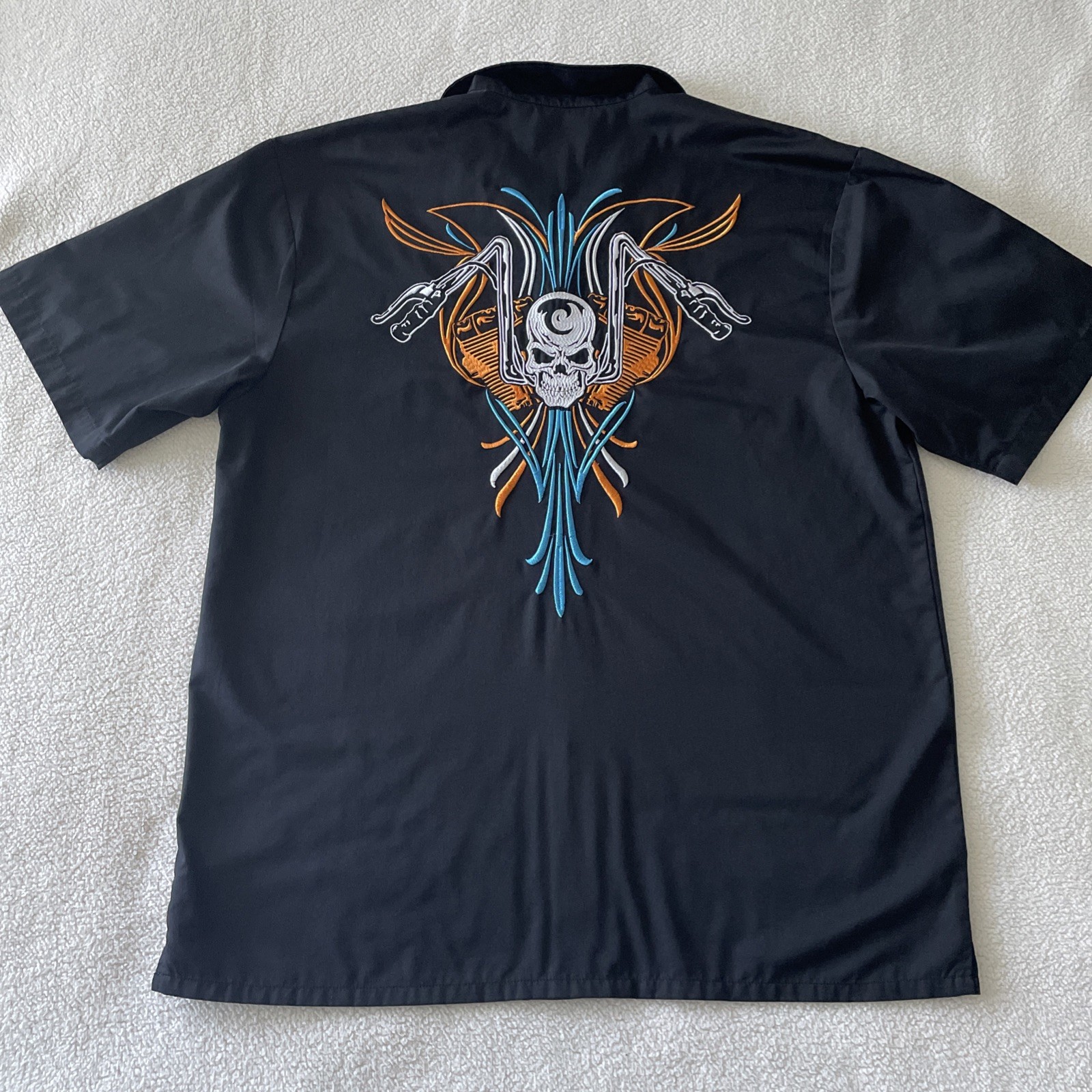 Ironhorse Shirt Mens Extra Large Originals Shop Motorcycles Garage Skulls Biker