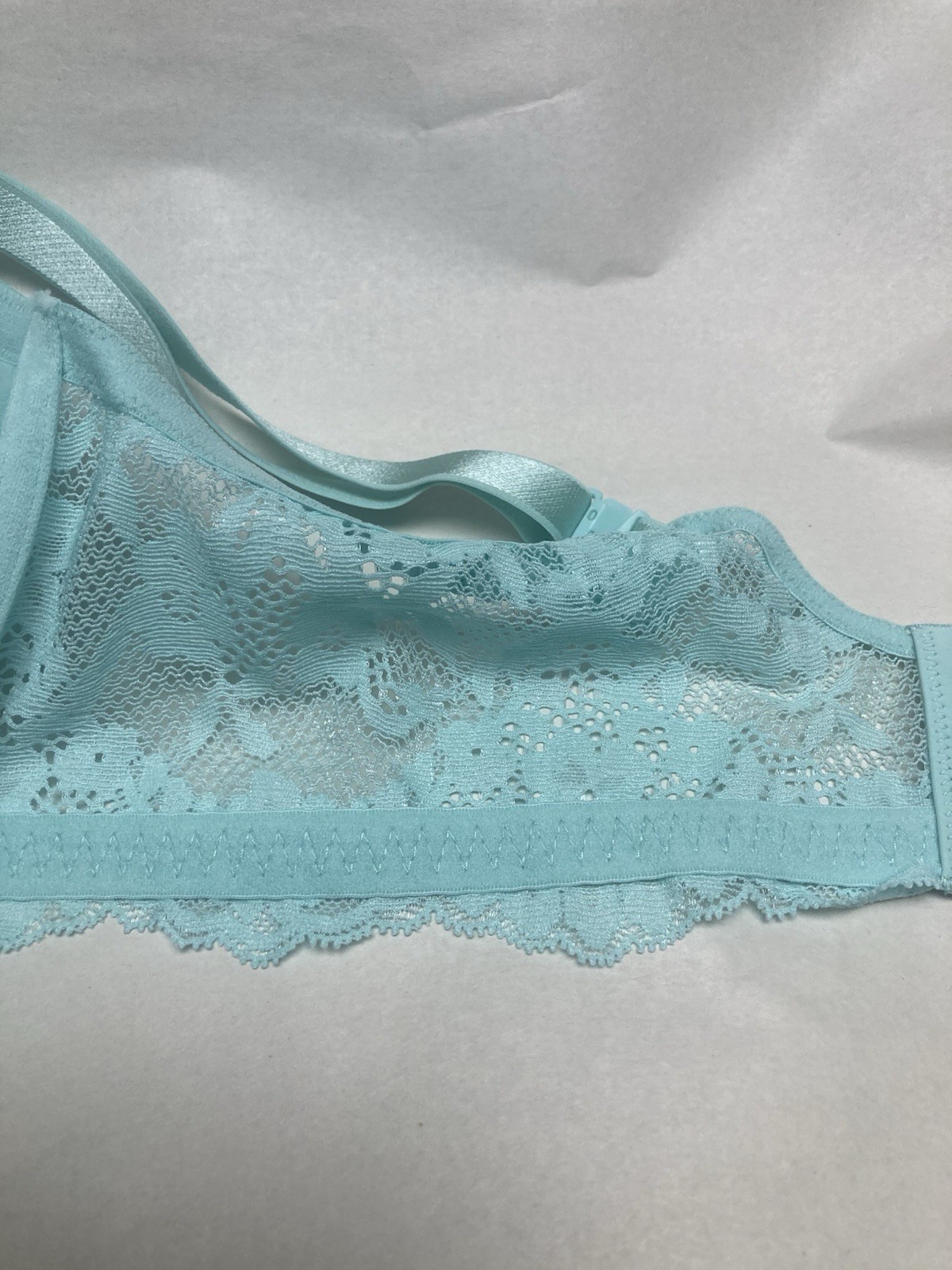Victoria’s Secret Dream Angel Lightly Lined Bra Aqua Blue Size 38 DDD