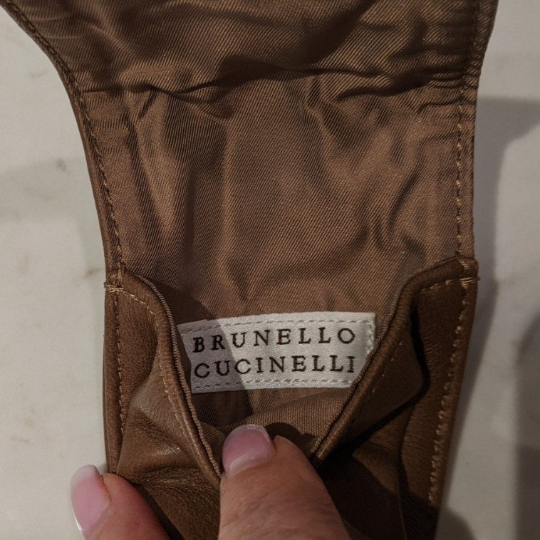 BRUNELLO CUCINELLI Brown Leather Belt Bag Crossbody Belt