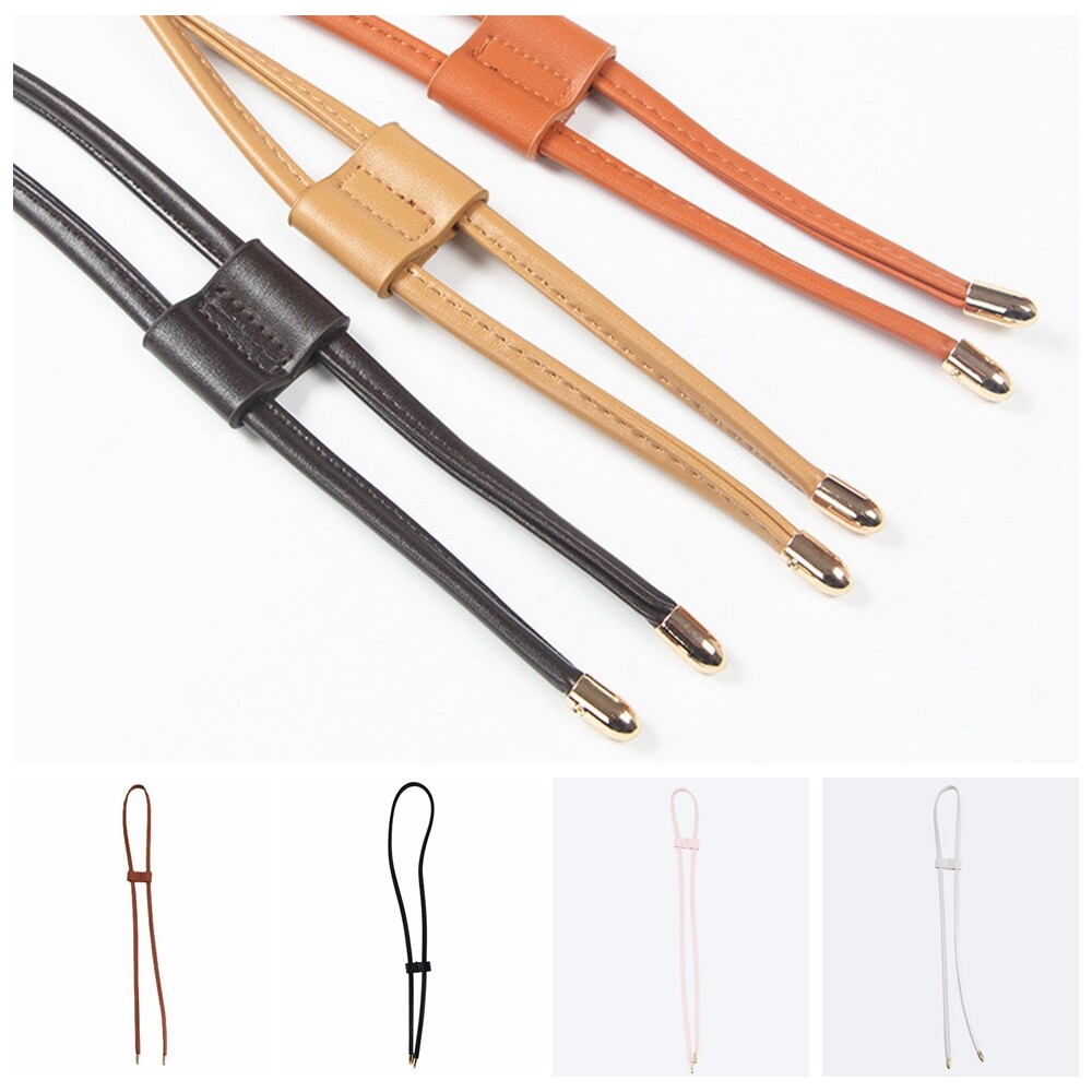 PU Leather Drawstring Replacement Strap for Bucket Bag Handbag DIY Backpack 97cm