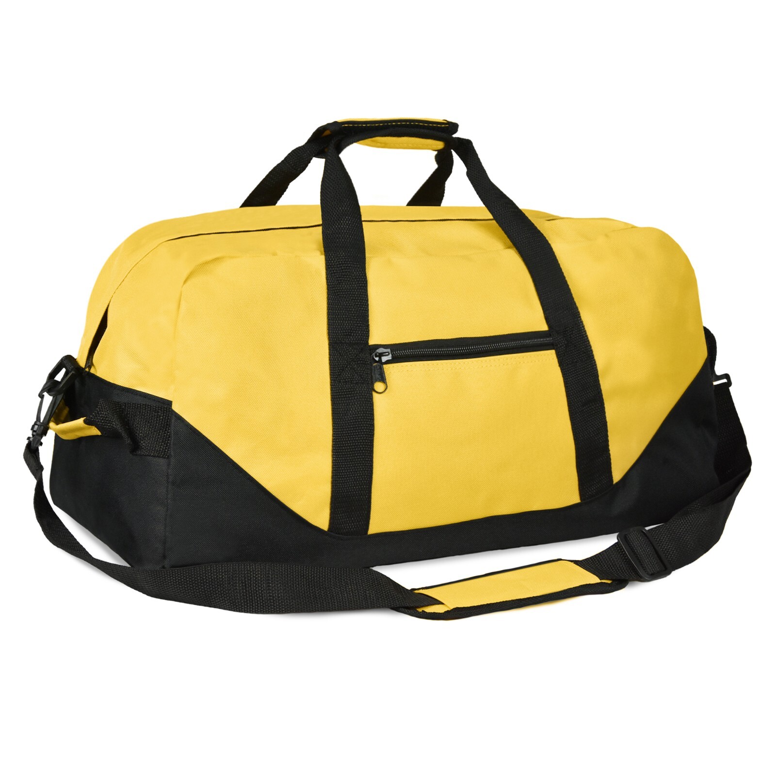 DALIX 21″ Sling Duffle Duffel Ditty Bag Sports Gym Bag Travel Yellow Gold