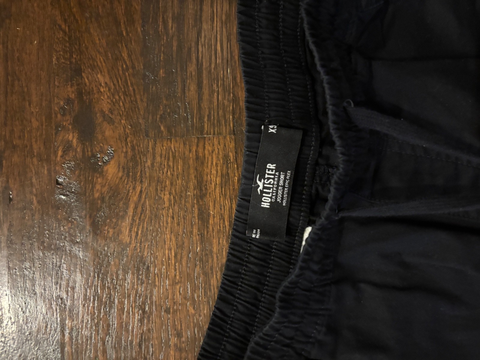 Men’s Black Hollister Jogger Shorts XS