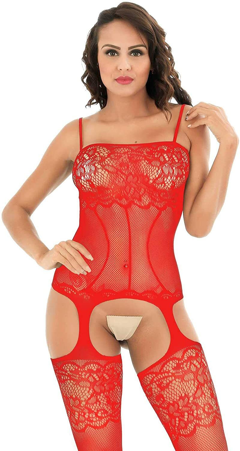 ☆USA☆ Sexy Women Lace Thong G-string Panty Lingerie Underwear Crotchles Fishnet