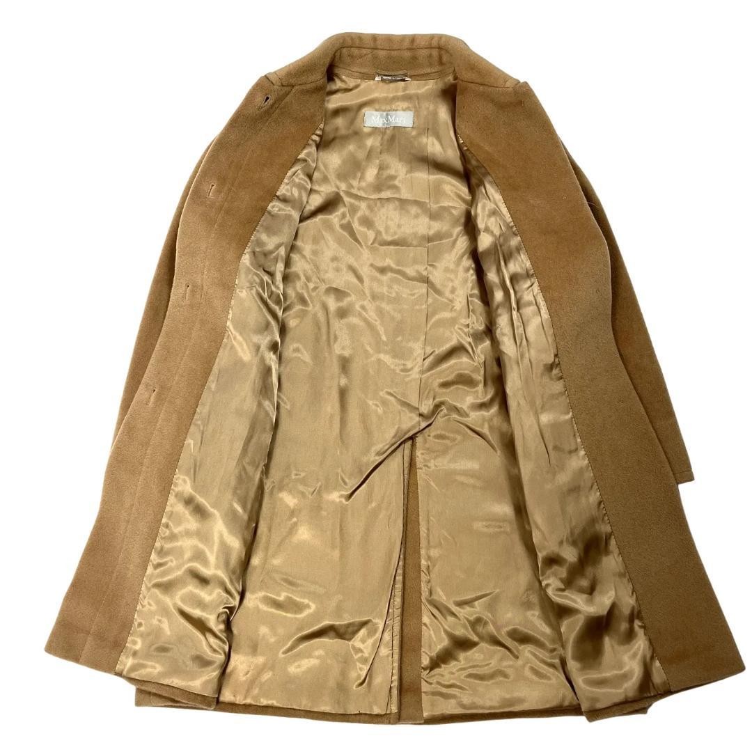 Max Mara long coat for women, pure wool, camel color, size S