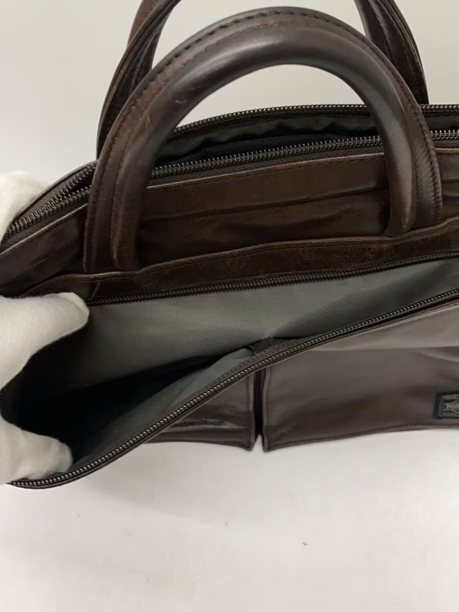 PORTER Briefcase Leather BRW Solid AMAZE