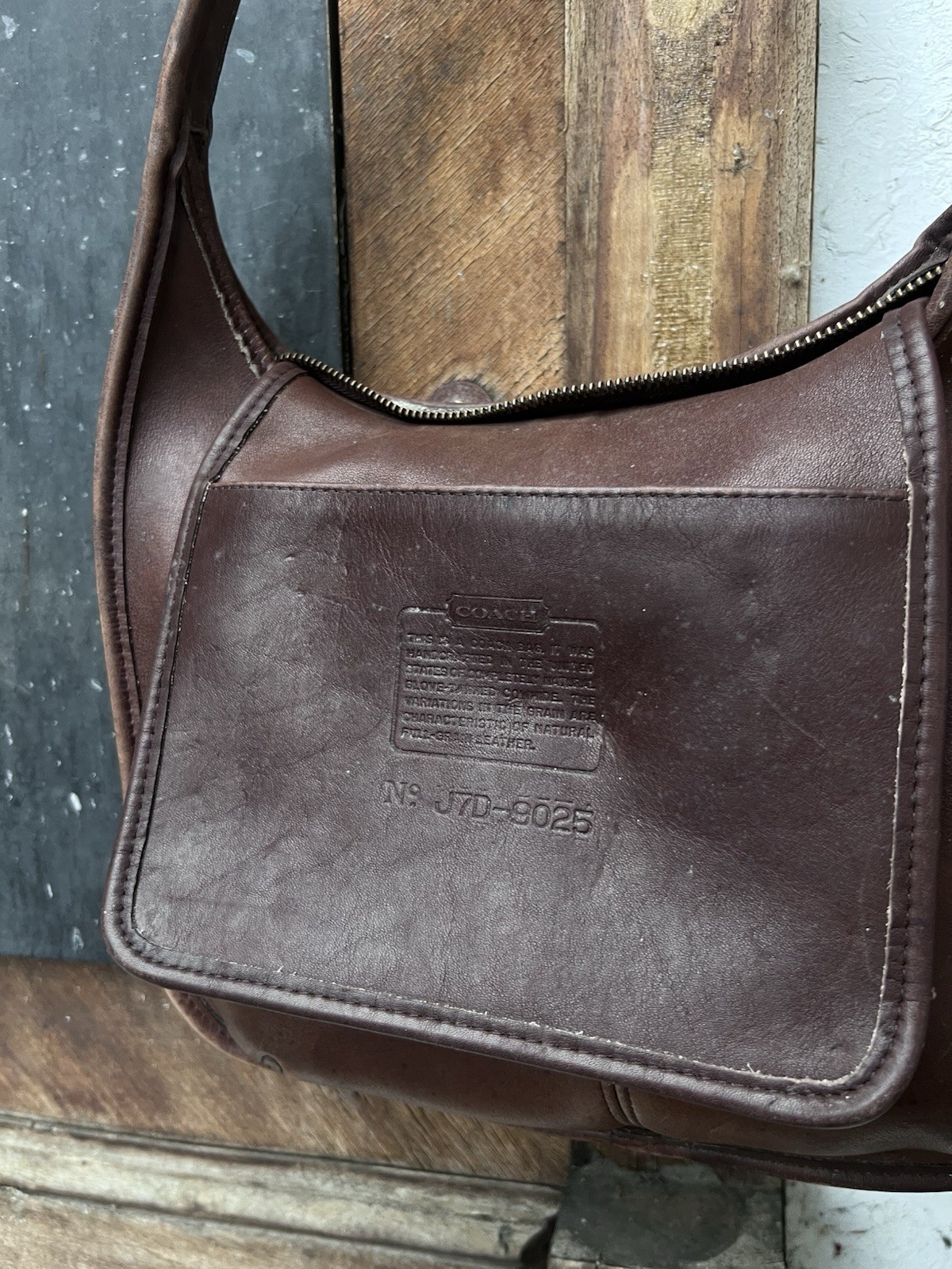 Rare Vintage Coach Ergo 9025 Hobo Leather Bag 1997 Archive Piece