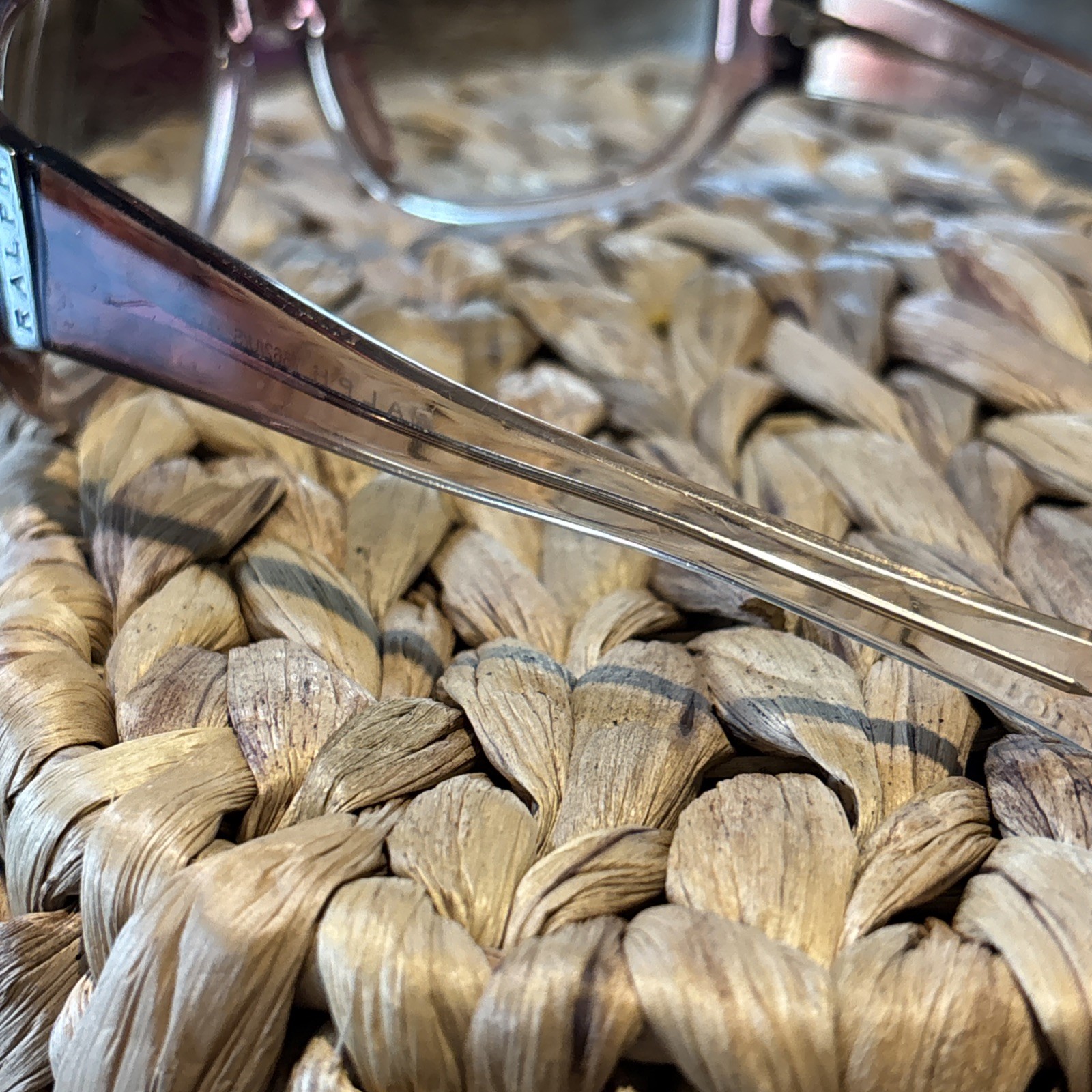 Ralph Lauren 7562 Sunglasses, Wine brown fade plastic frame, 115 mm arms