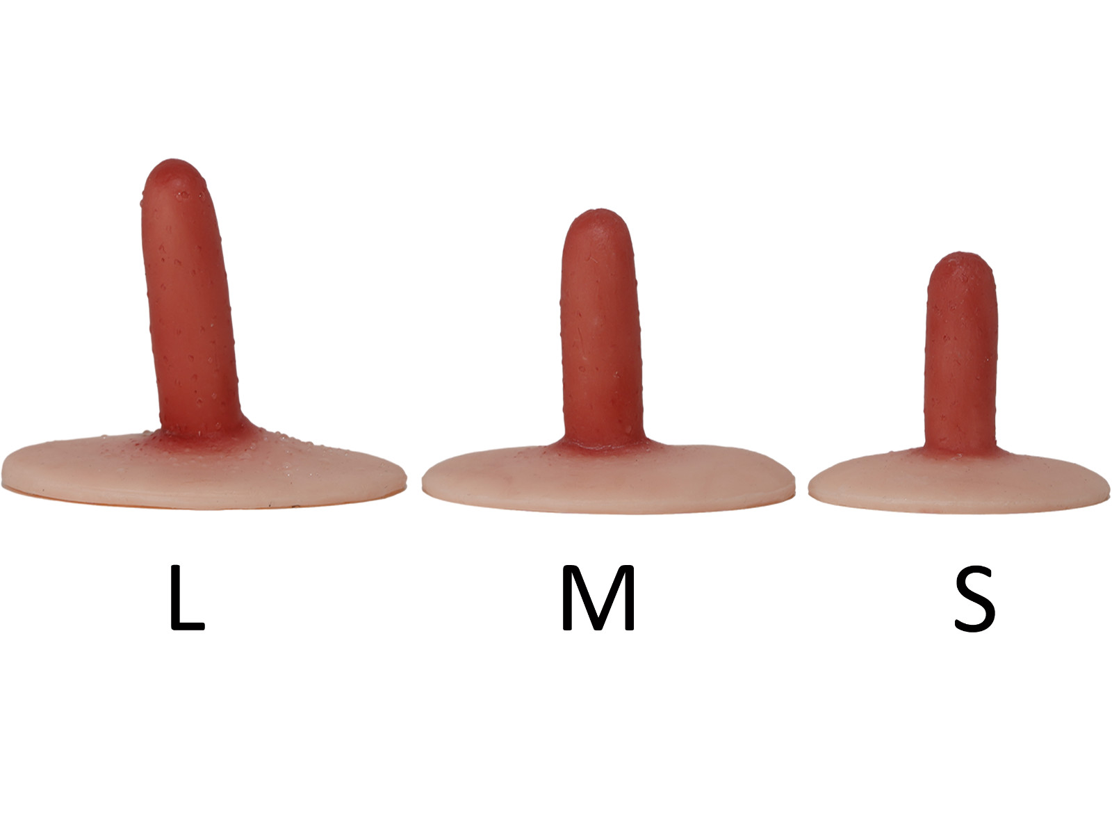 BIMEI Extra Long Silicone Nipple Adhesive for Breast Form Drag Queen Transgender