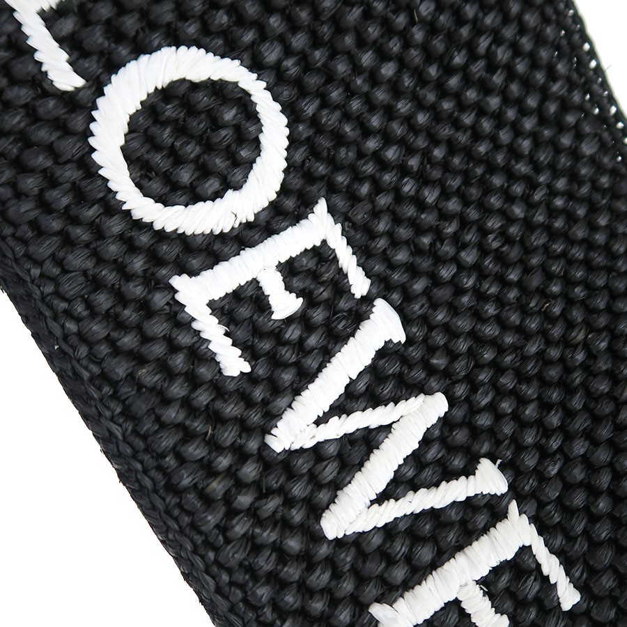 Loewe Font Tote Small (Raffia) A685B59X01 Black Shoulder Bag #SAB16933