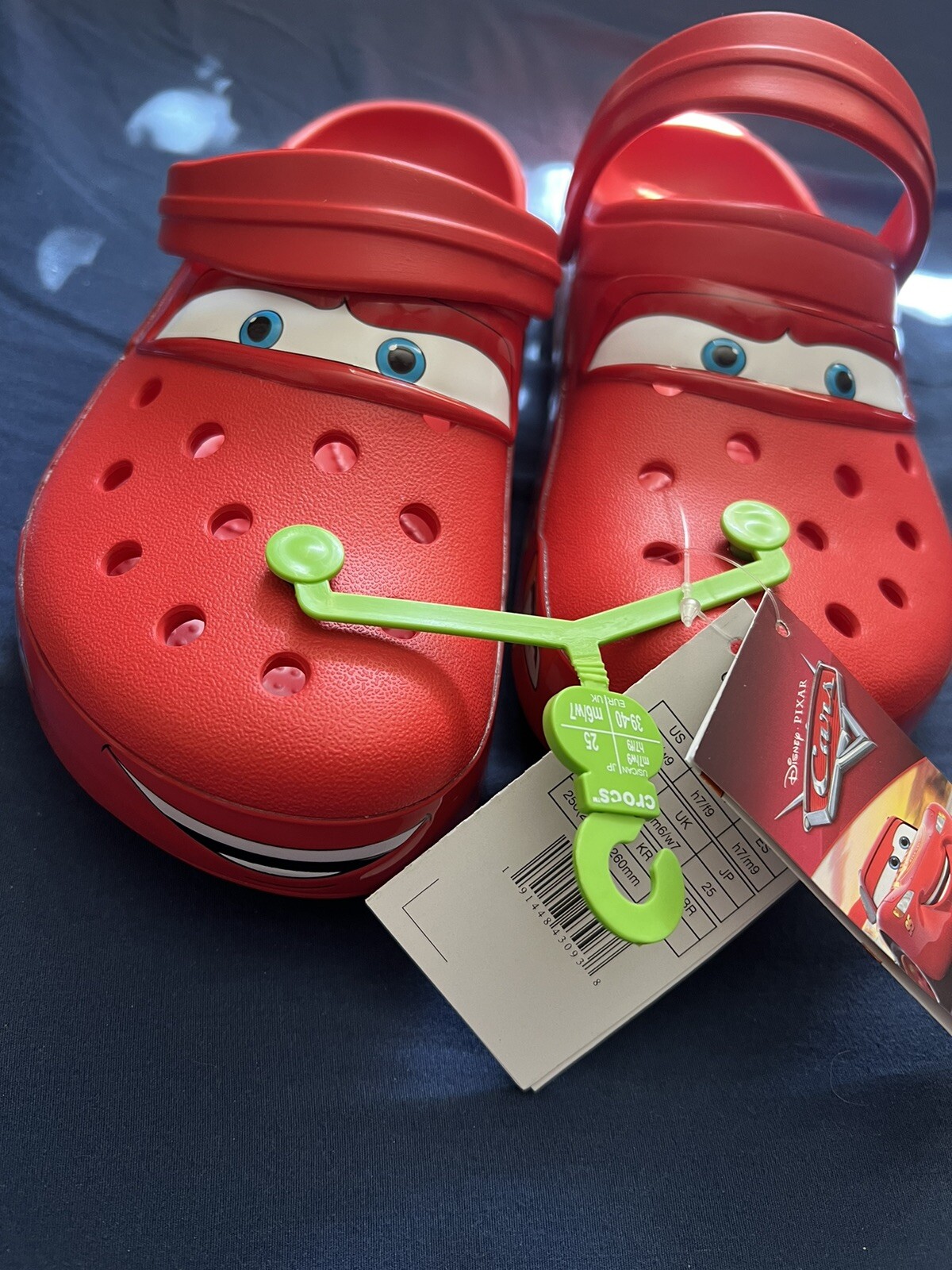 lightning mcqueen crocs W9/m7