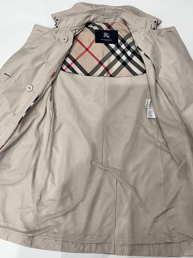 BURBERRY London nylon trench coat size 38