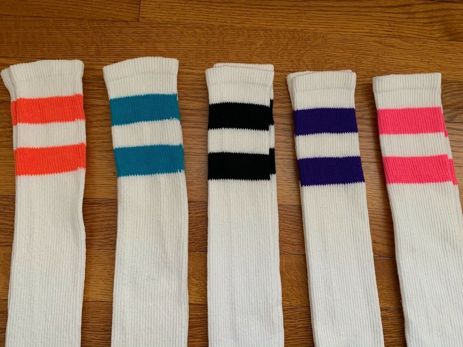Ultimate Cotton Striped Long Socks Over The Knee 27.5″