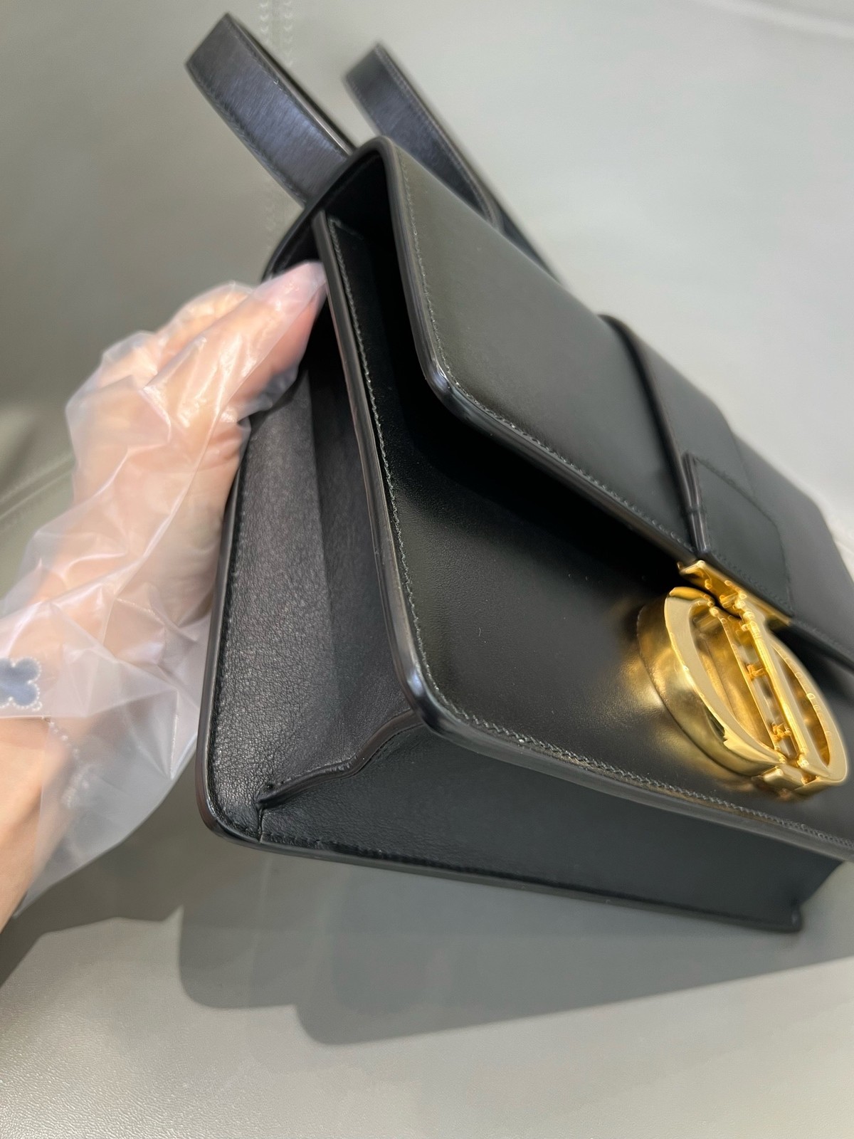 Dior Pre-Owned Authentic Crossbody Bag Black 24*17cm Free Tracked Shipping