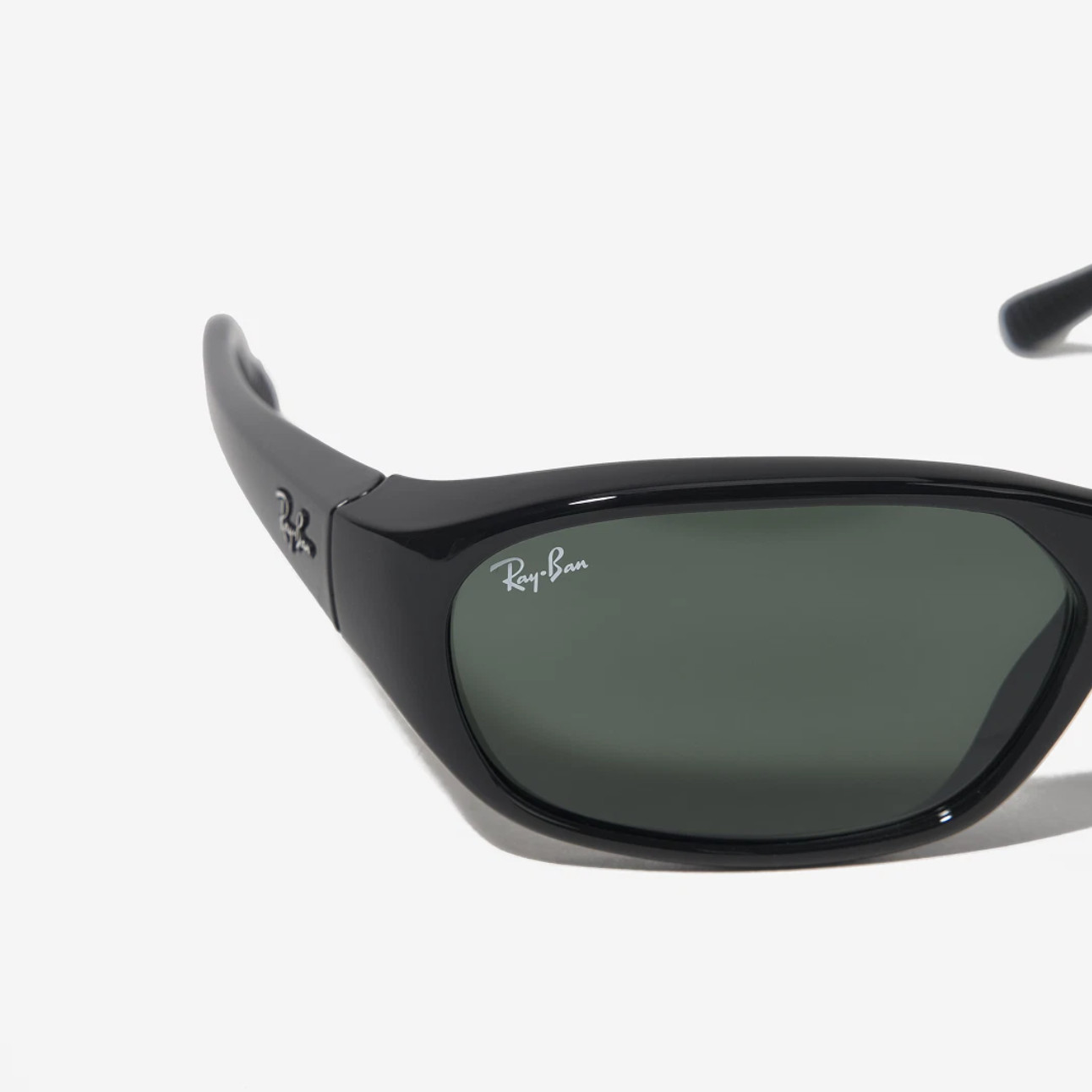 Ray-Ban DADDY-O II Polished Black Frame Green Classic G-15 Lenses