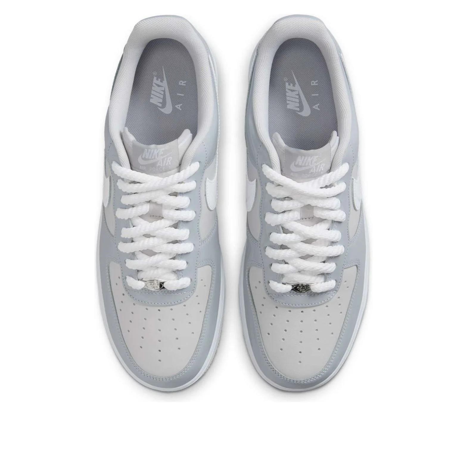 Nike Air Force 1 Low ’07 LV8 Wolf Grey Vast Grey White Men’s HV9405-001 New