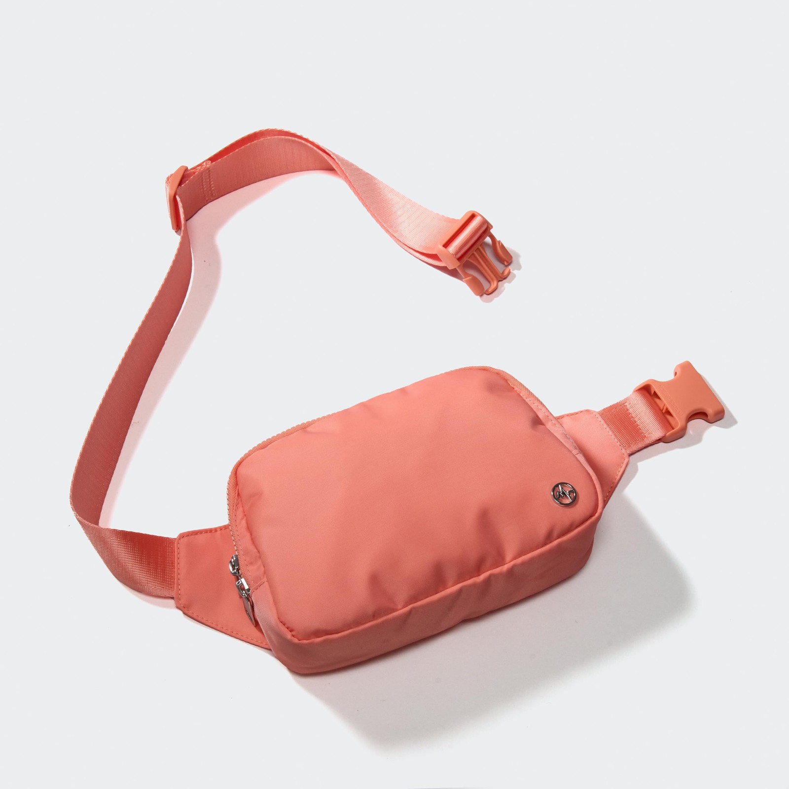 Pander Belt Bag 21cm x 5.7cm x 14.6cm (8.3″ x 2.2″ x 5.7″), 2L, Dark Salmon