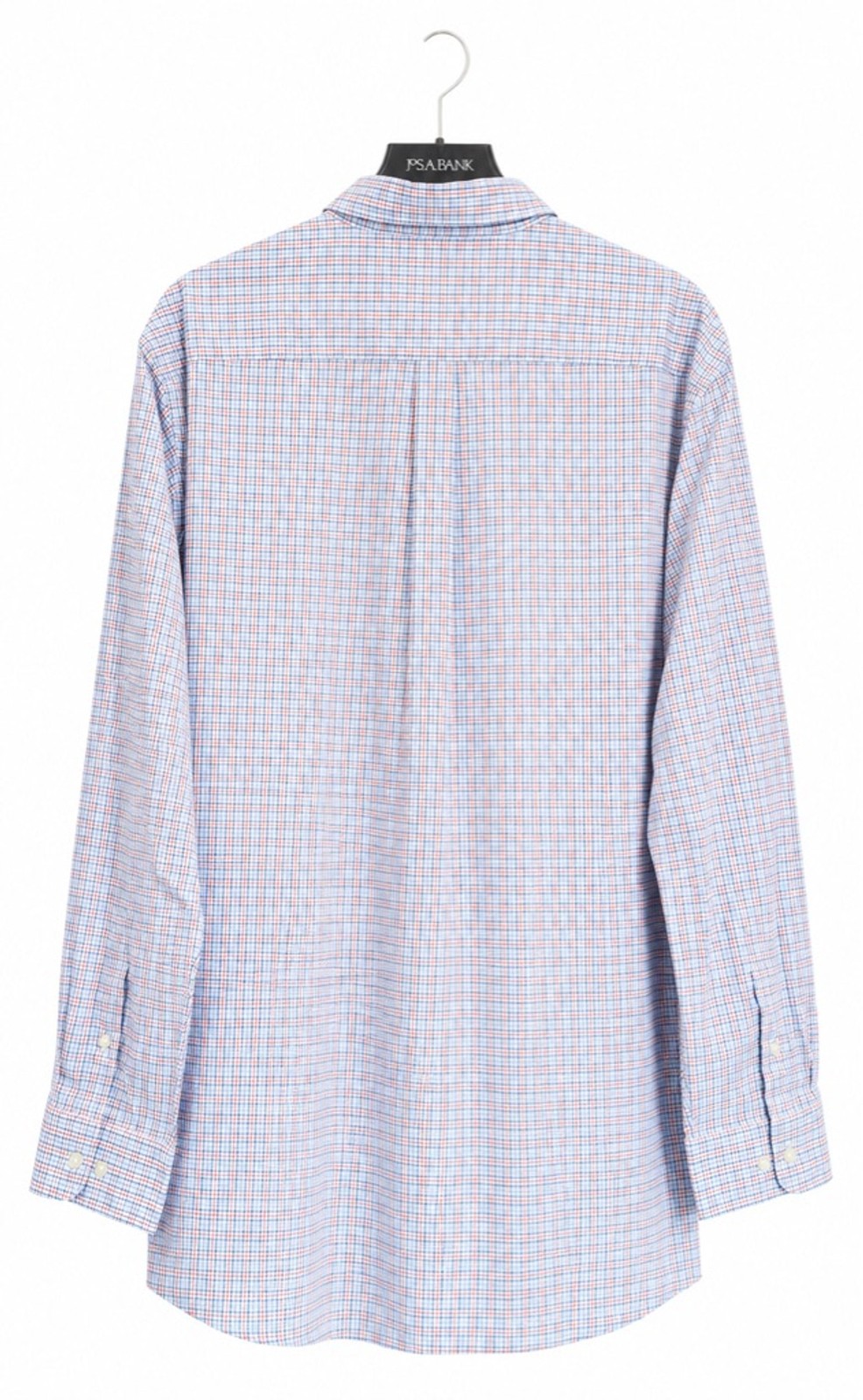 JOS. A. BANK Casual Button Down Shirt XLT Blue Orange Plaid NWT
