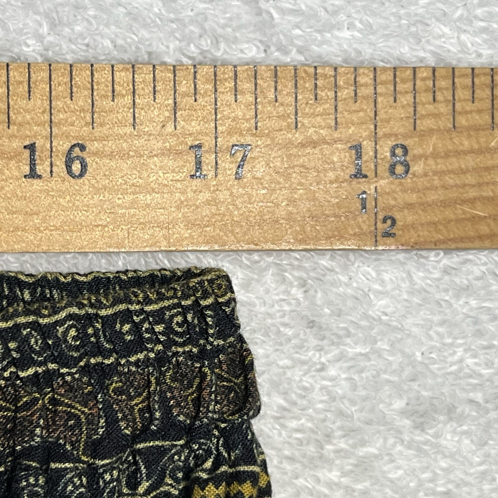 Earthbound Trading Co. Pants Womens L Green Floral BOHO Parachute Harem