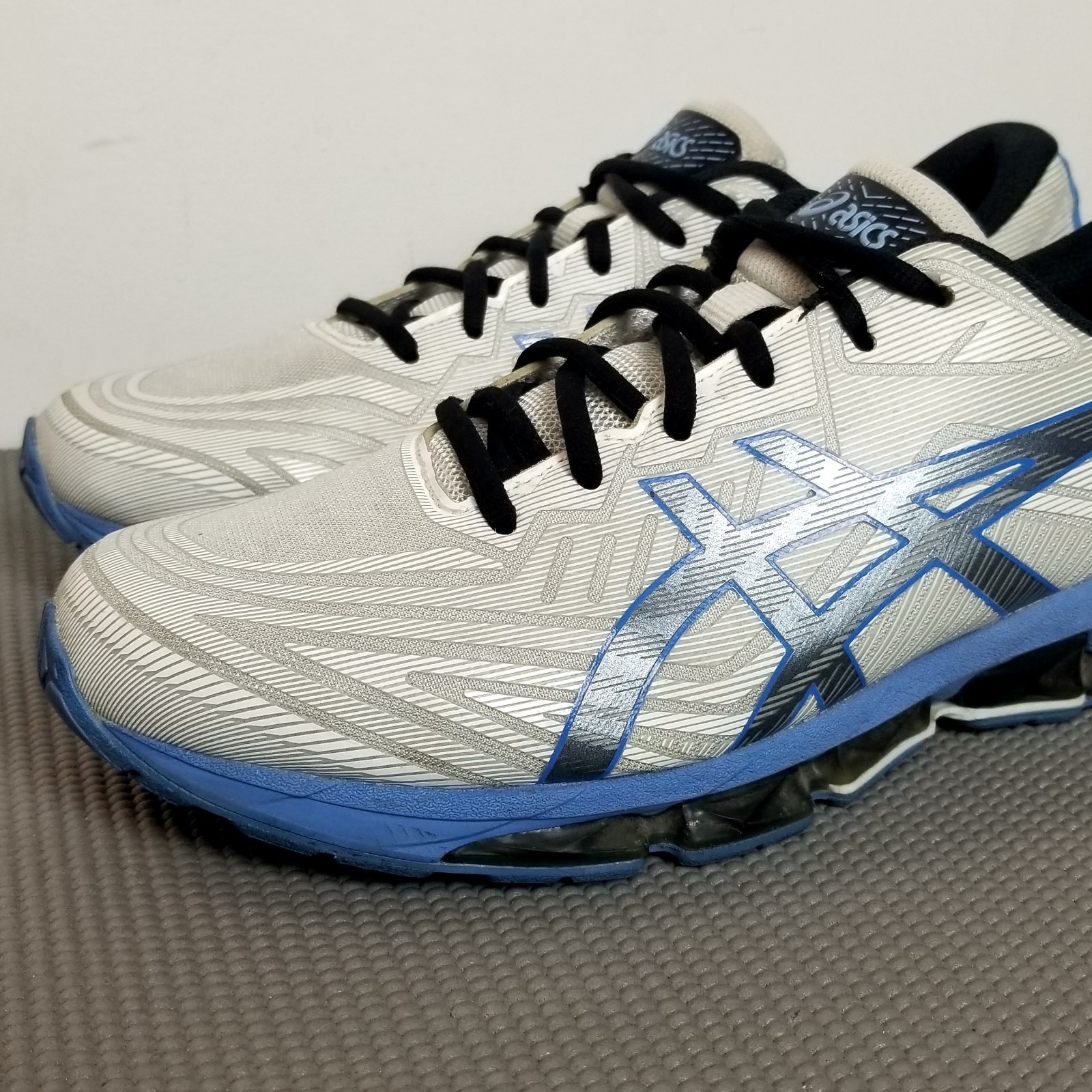 ASICS Sneakers Mens Sz 11 Blue White Black Gel Quantum 360 VII Comfort 1201A481