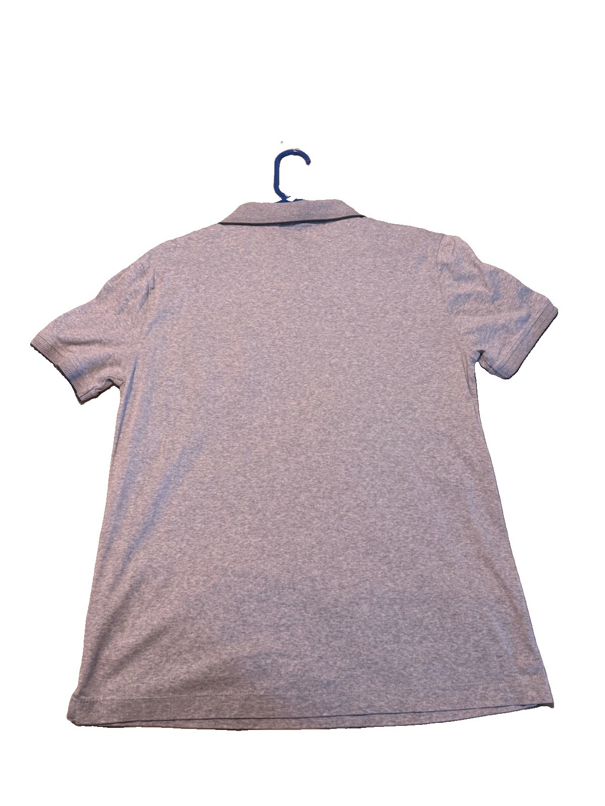 Banana Republic Luxe Touch Performance Men’s Gray Polo Shirt M Pocket Logo