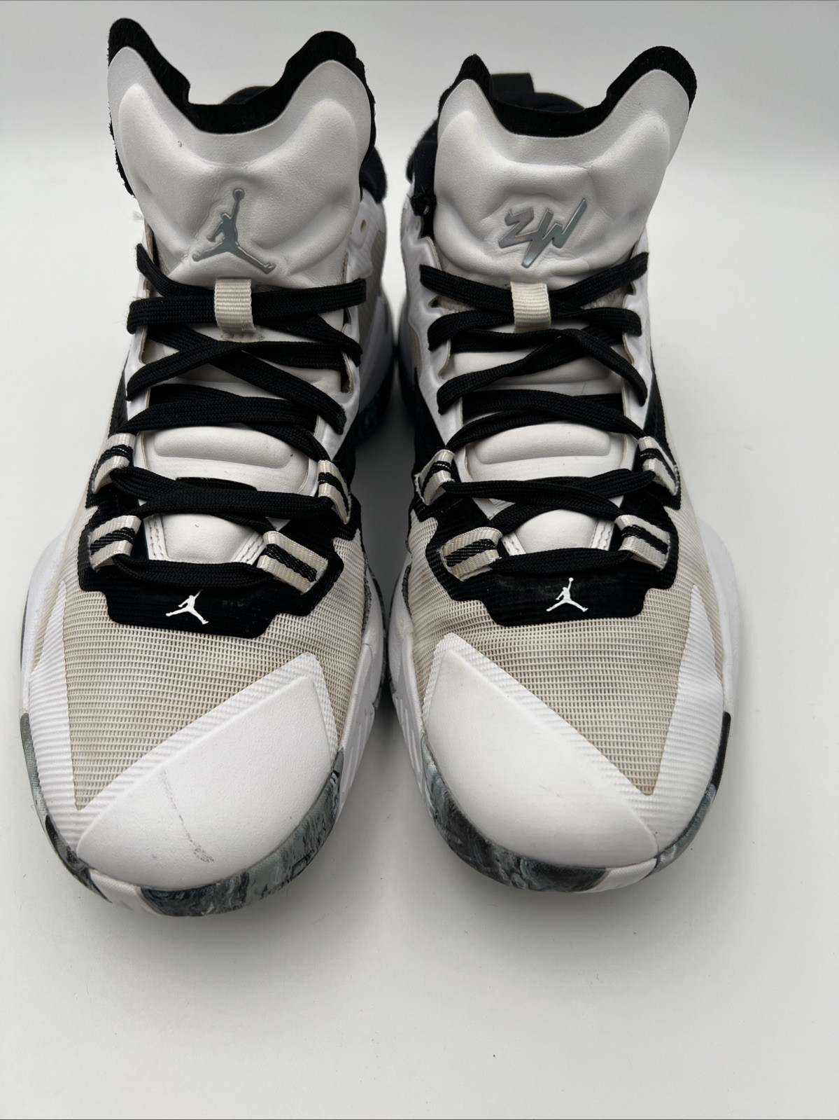 Nike Jordan Zion 1 TB White Black Basketball Sneakers Men’s 8.5 GUC DC4208-100