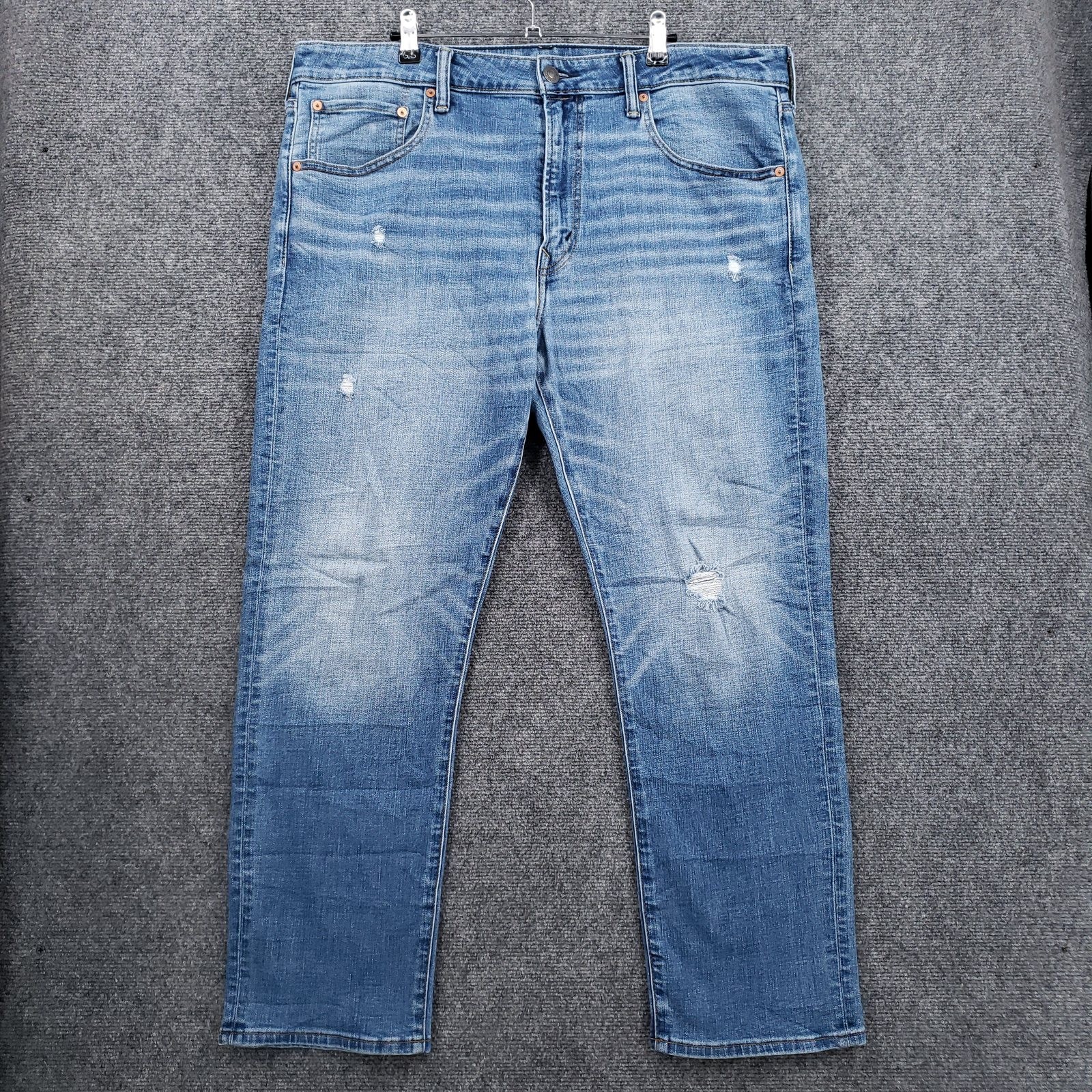 American Eagle Mens AirFlex Stretch Jeans 38×30 Medium Wash Athletic Straight