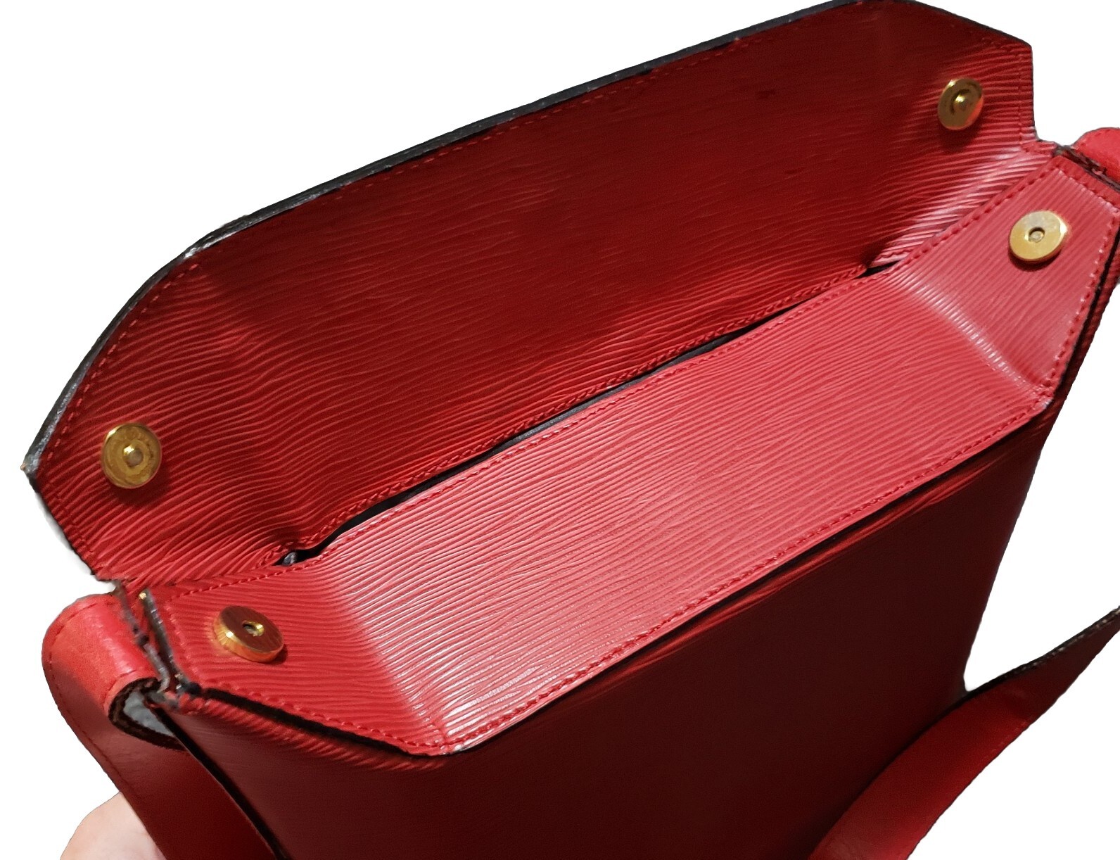Lorenti Moda Italiana Red Square Box Cross Body Purse Shoulder Bag ~9.5″ x ~8.75
