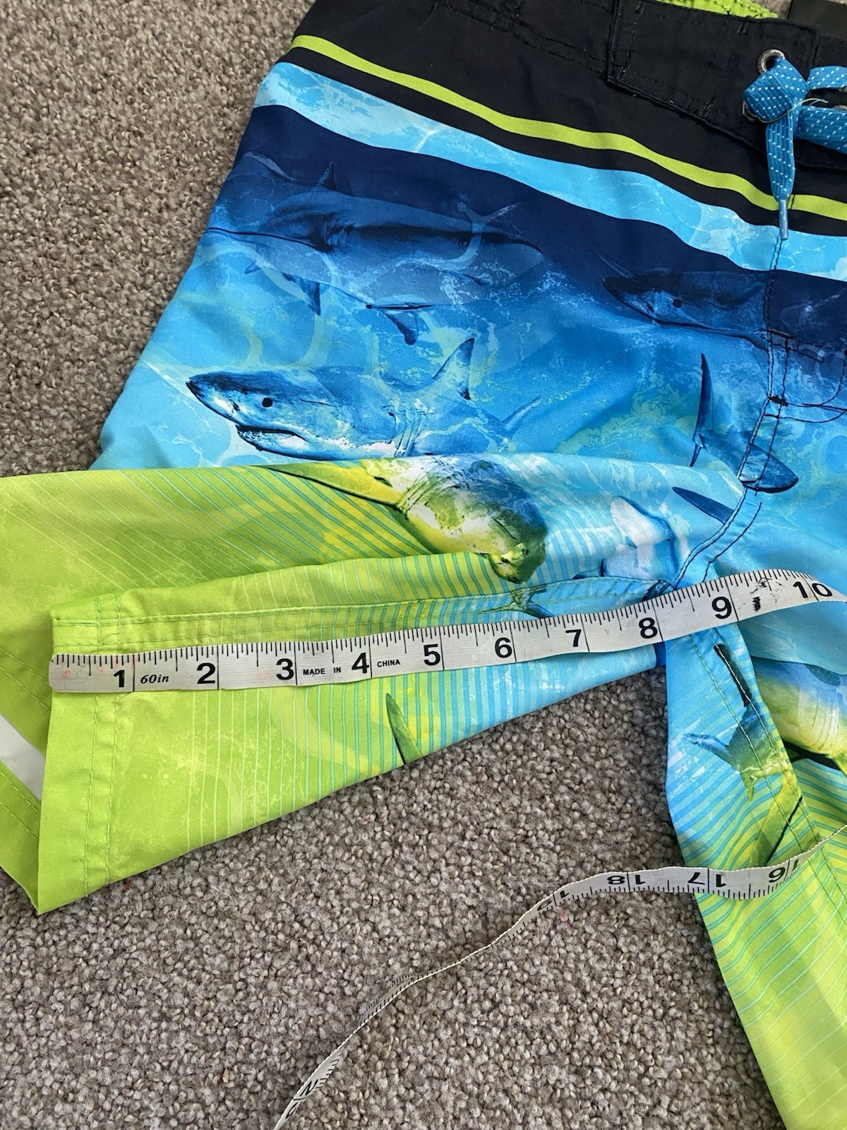 Boys Zero X Posur Swim Trunks Size 10/12