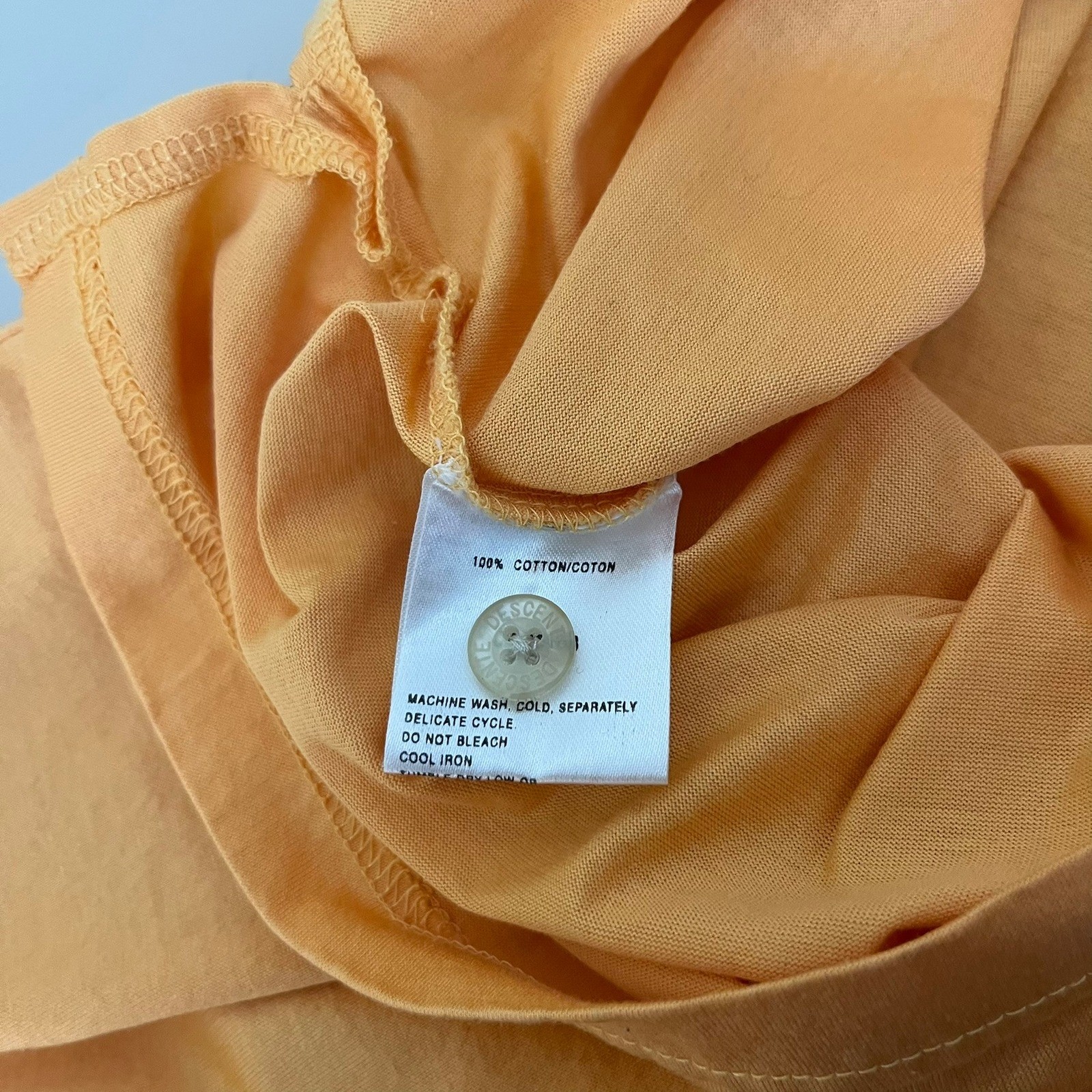 Descente International Collection Mens XXL Orange Kapalua Egyptian Cotton Polo