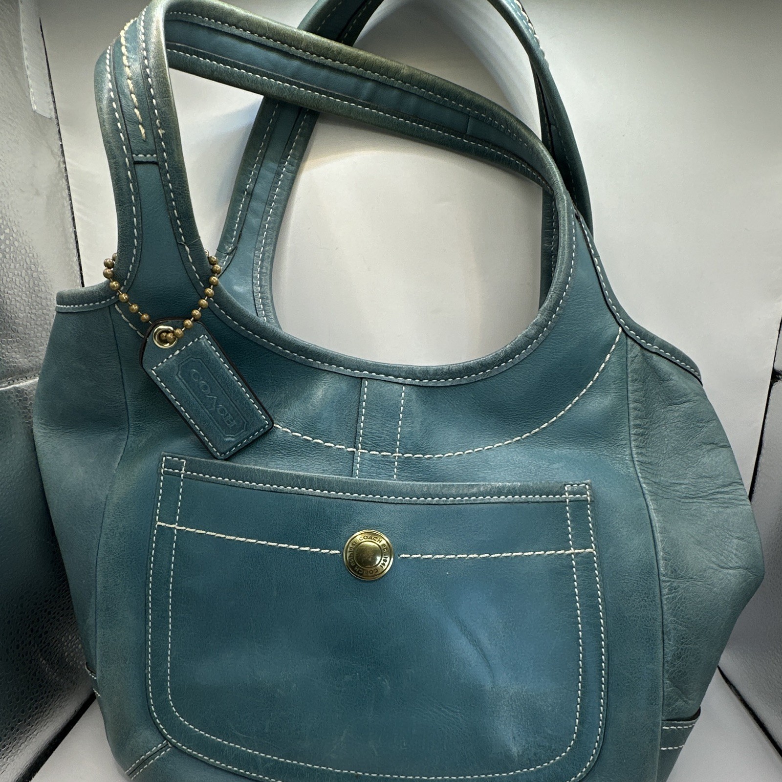 Coach Ergo Legacy Leather Hobo Tote 10713
