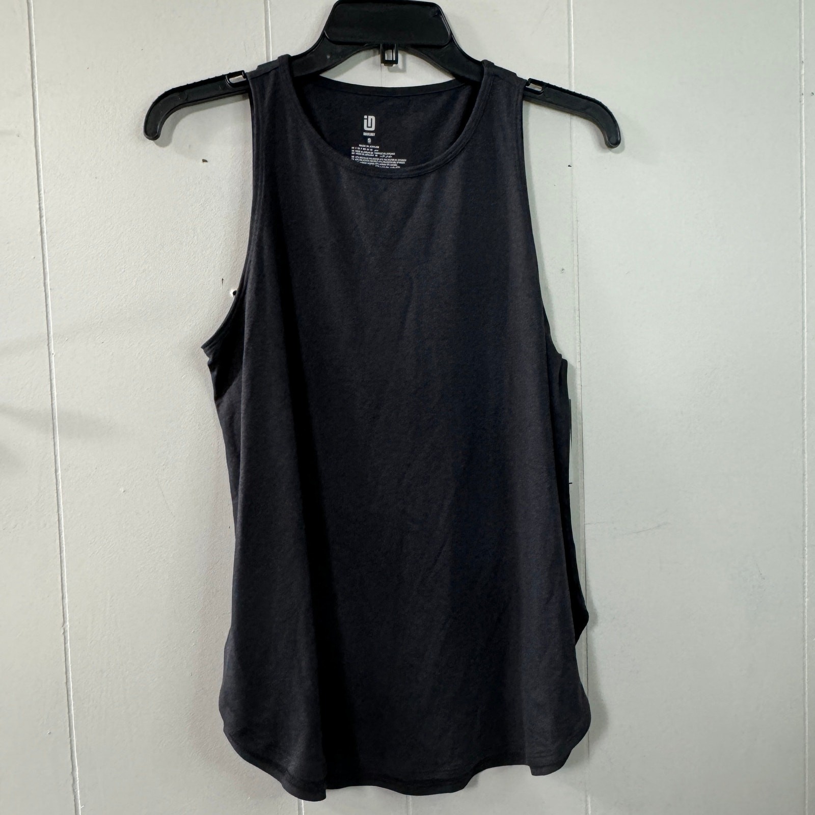 Ideology Womens Activewear Tank Top Size Small Black Sleeveless Rapid Dry