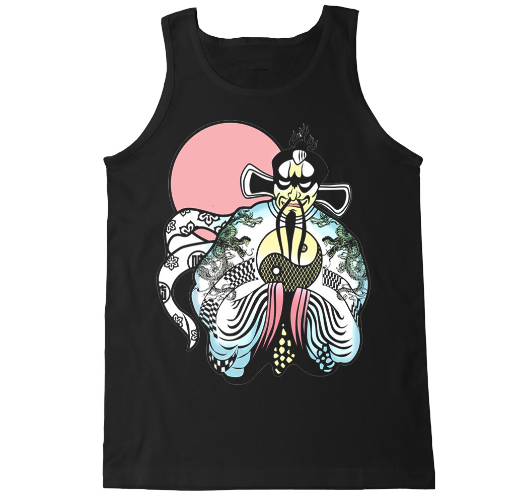 BLACK JACK BURTON FUNNY HUMOR COSTUME RETRO 80S 1980 LITTLE CHINA MOVIE TANK TOP