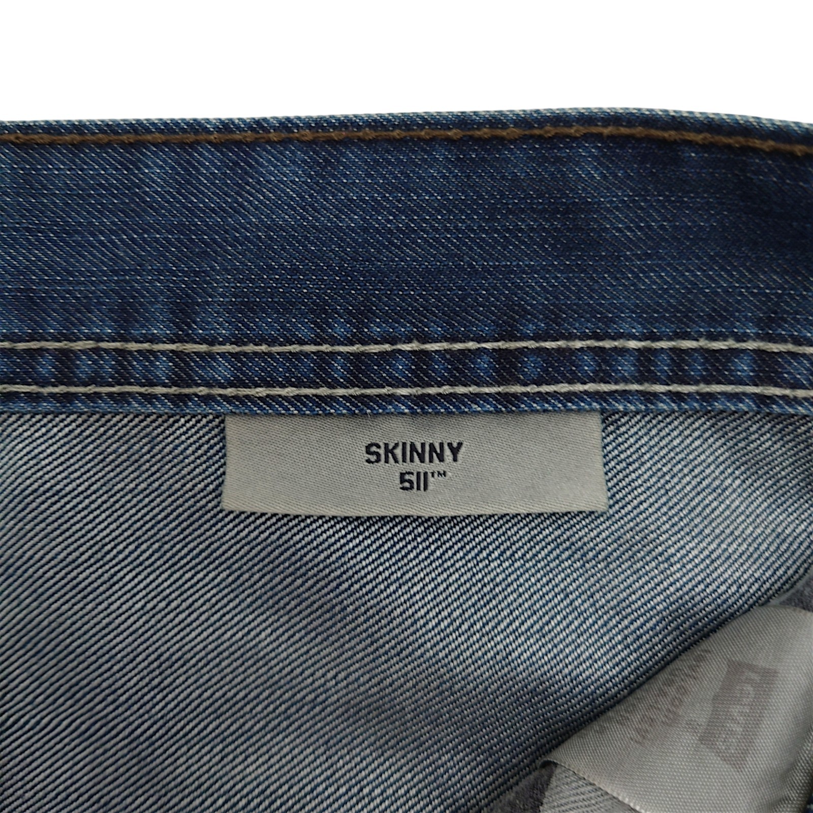 Y2K Levis 511 Jeans Men 31×34 Button Back Cinch Waist Affliction Style Cowboy