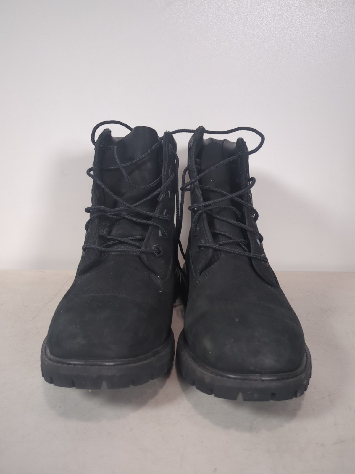 Timberland Waterville 6-Inch Double Collar Black Women’s Boot A15QY Size 7