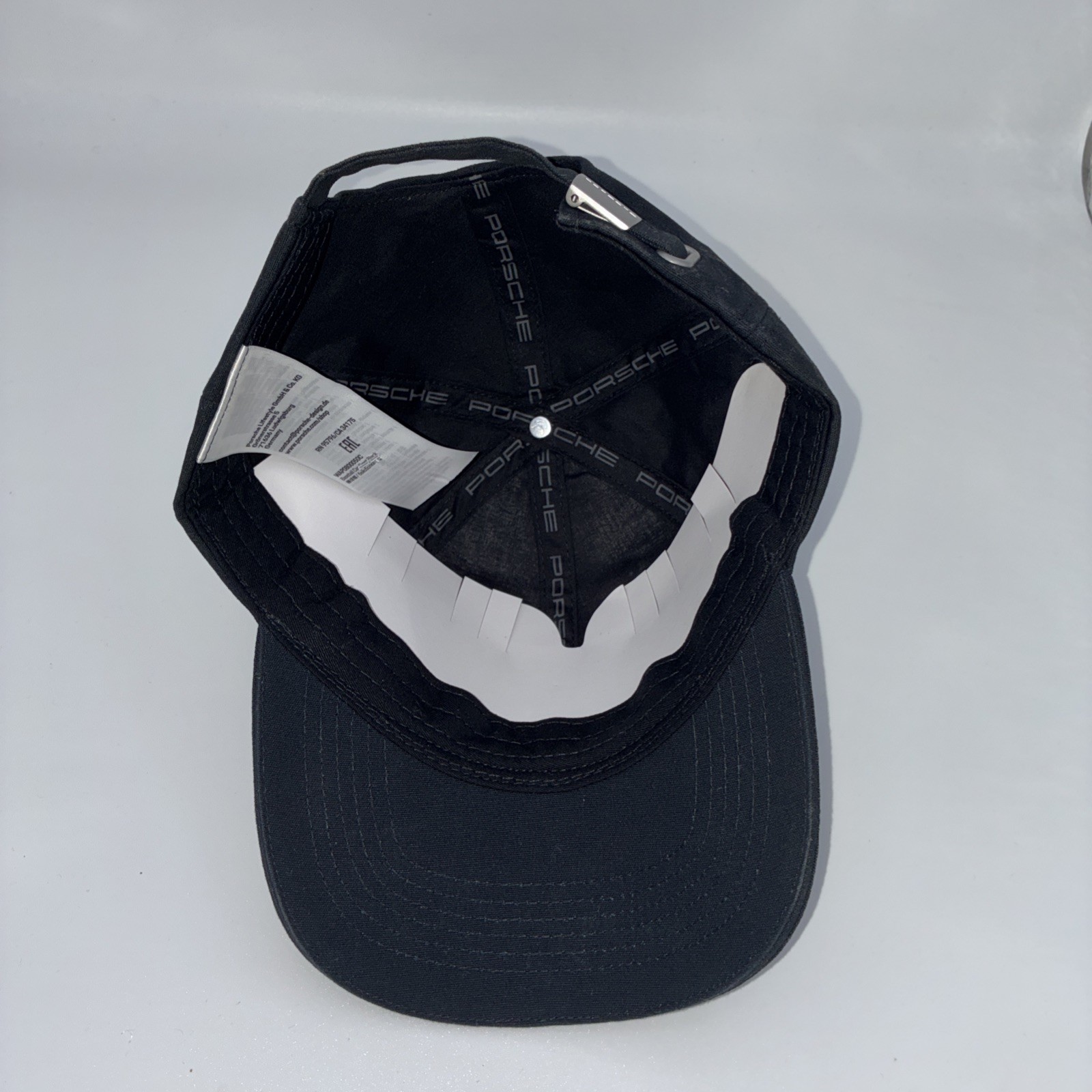 New Porsche Driver’s Selection Crest Hat Baseball Cap Black Strapback