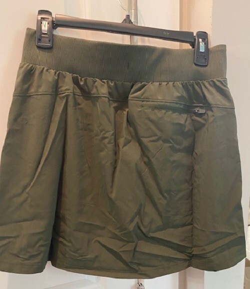 All in Motion Olive Green Athletic Skirt Skort small NWT