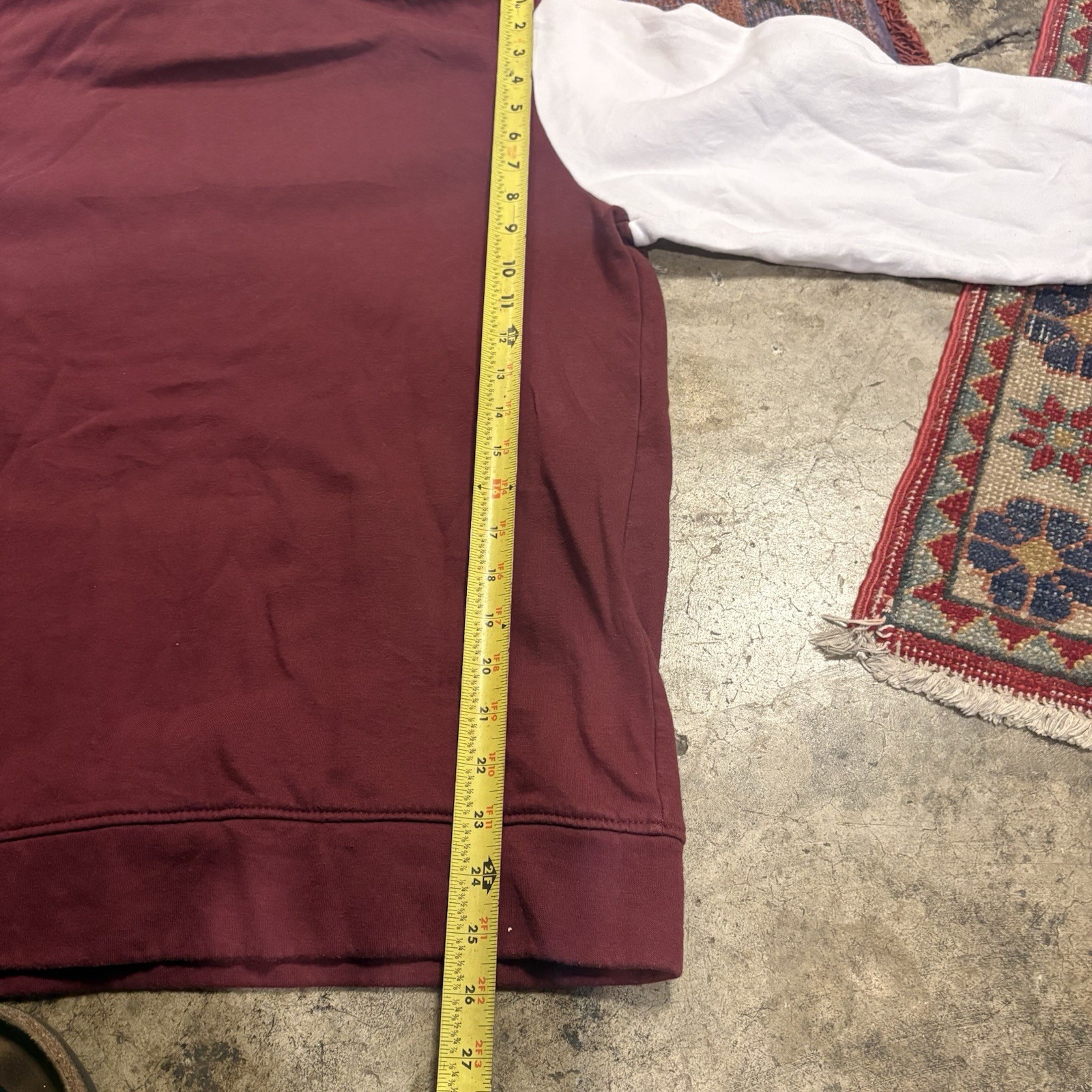 Texas A&M Aggies Hoodie Mens Large Maroon White NCAA College 23×26 Fanatics