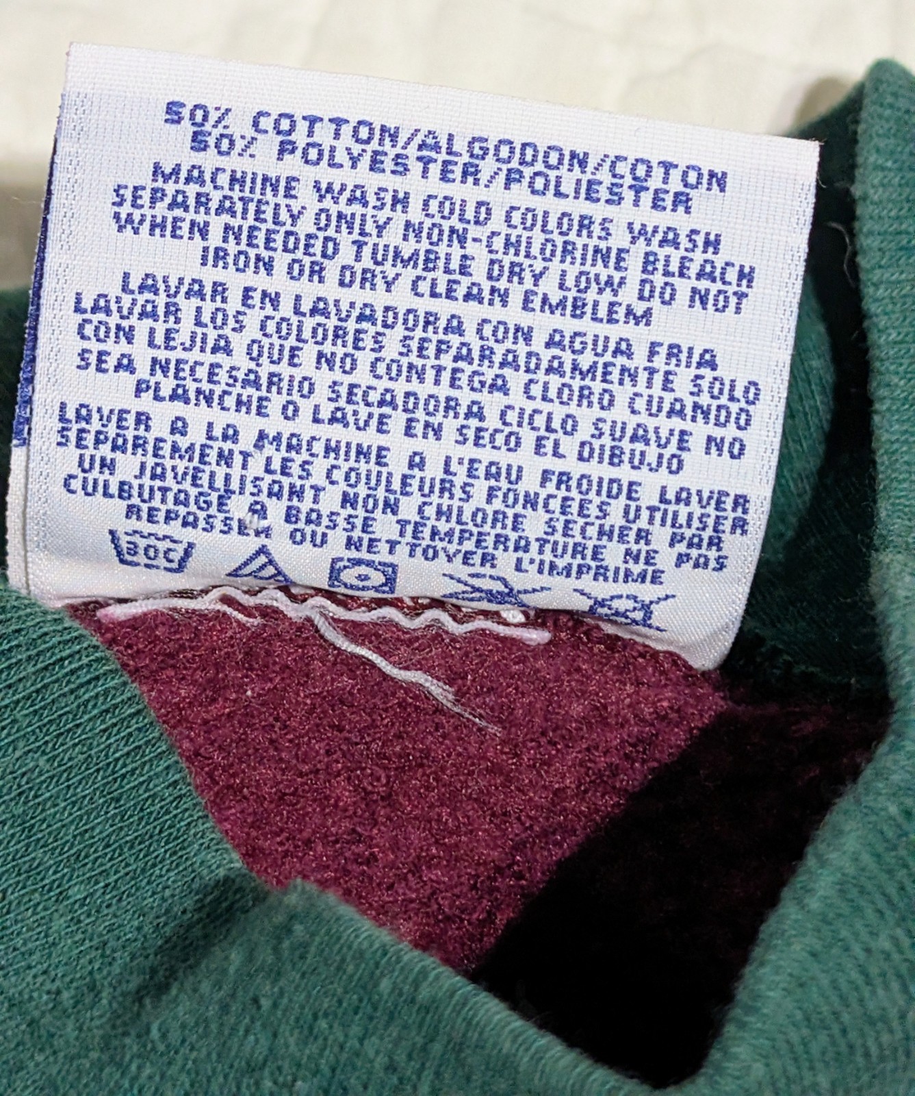 Vintage Sweatshirt Endless Designs Sz Large Quilt Heart Love Bird House Plum