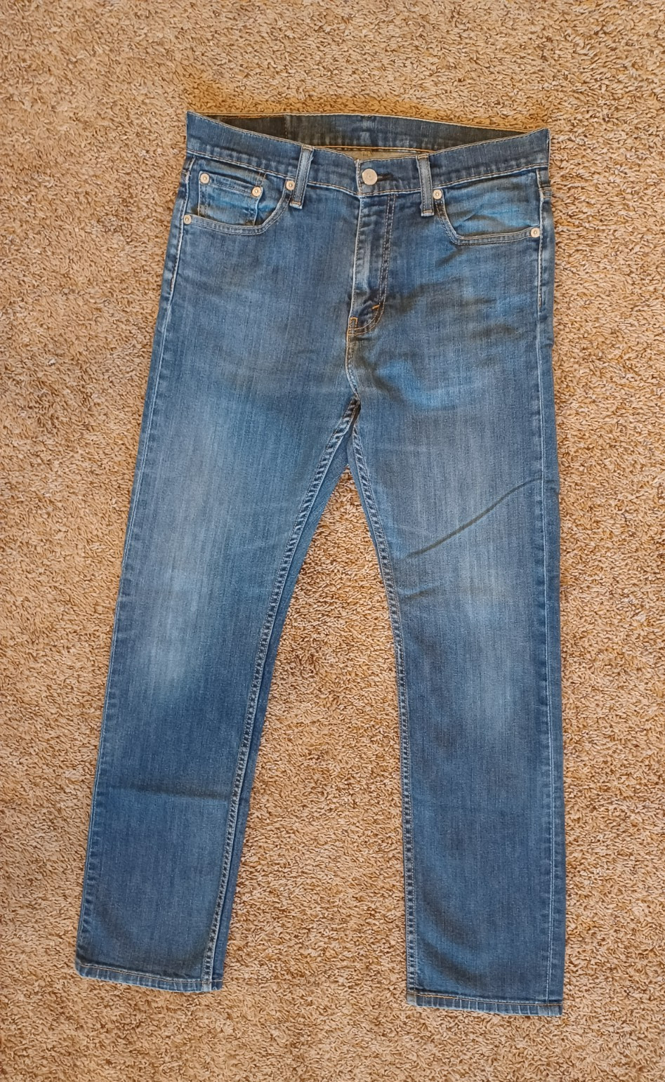 Levis Mens Jeans 513 Slim Straight Red Tab -ACTUAL is 30×29 -(tag is 30×30)