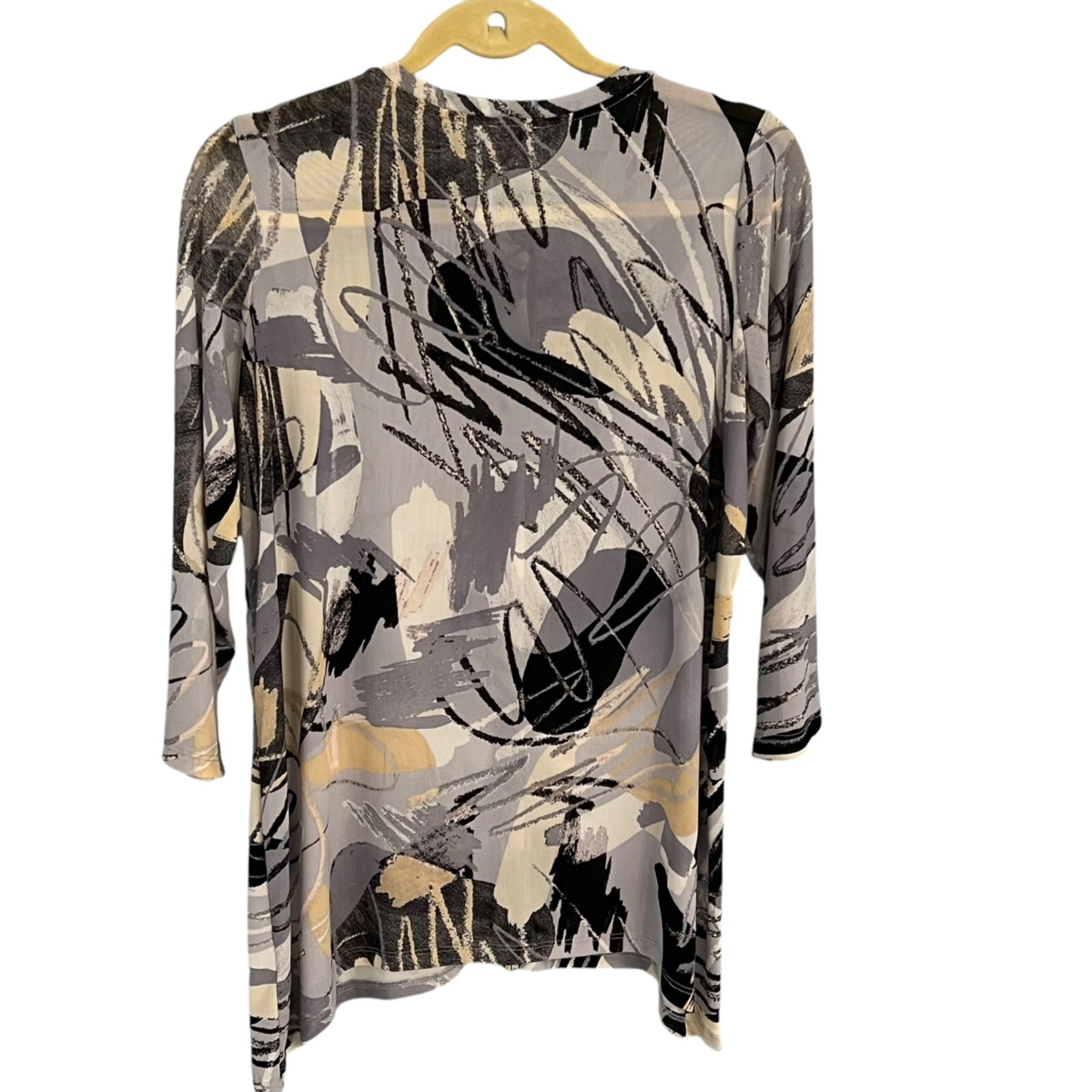 Loco Layers Womens Abstract Print Cardigan S 92% Nylon/8% Spandex