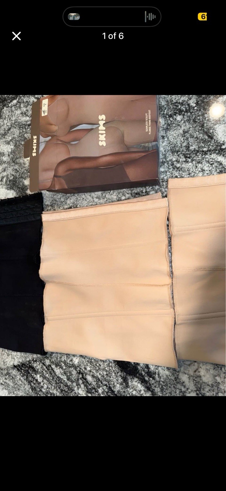 Skims Waist Trainer XXS & XS 1 Black & 2 Nude (3 Total)