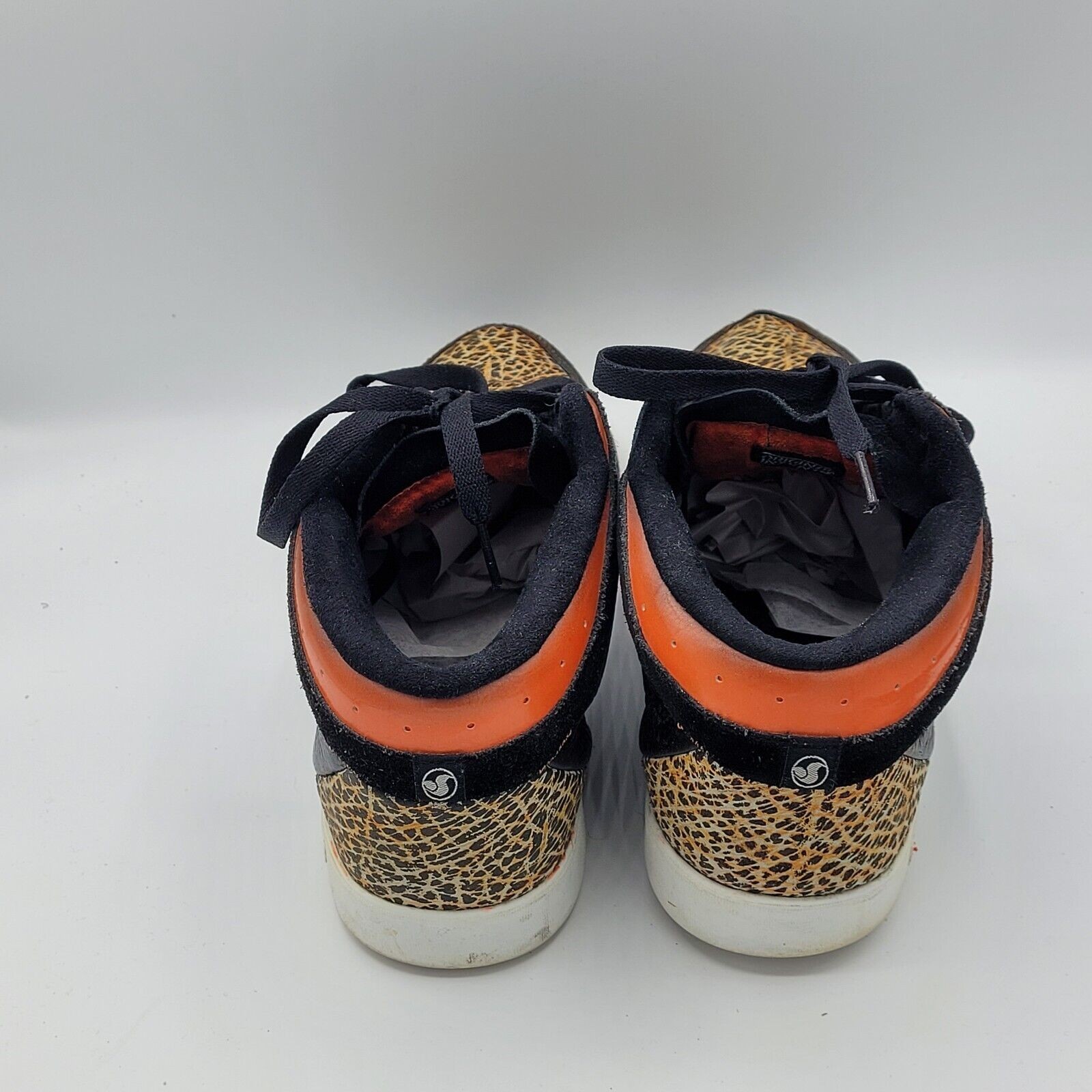 DVS HUF 5 Mid O.I. “Original Intent” Skate sneakers men’s Size 12 orange black